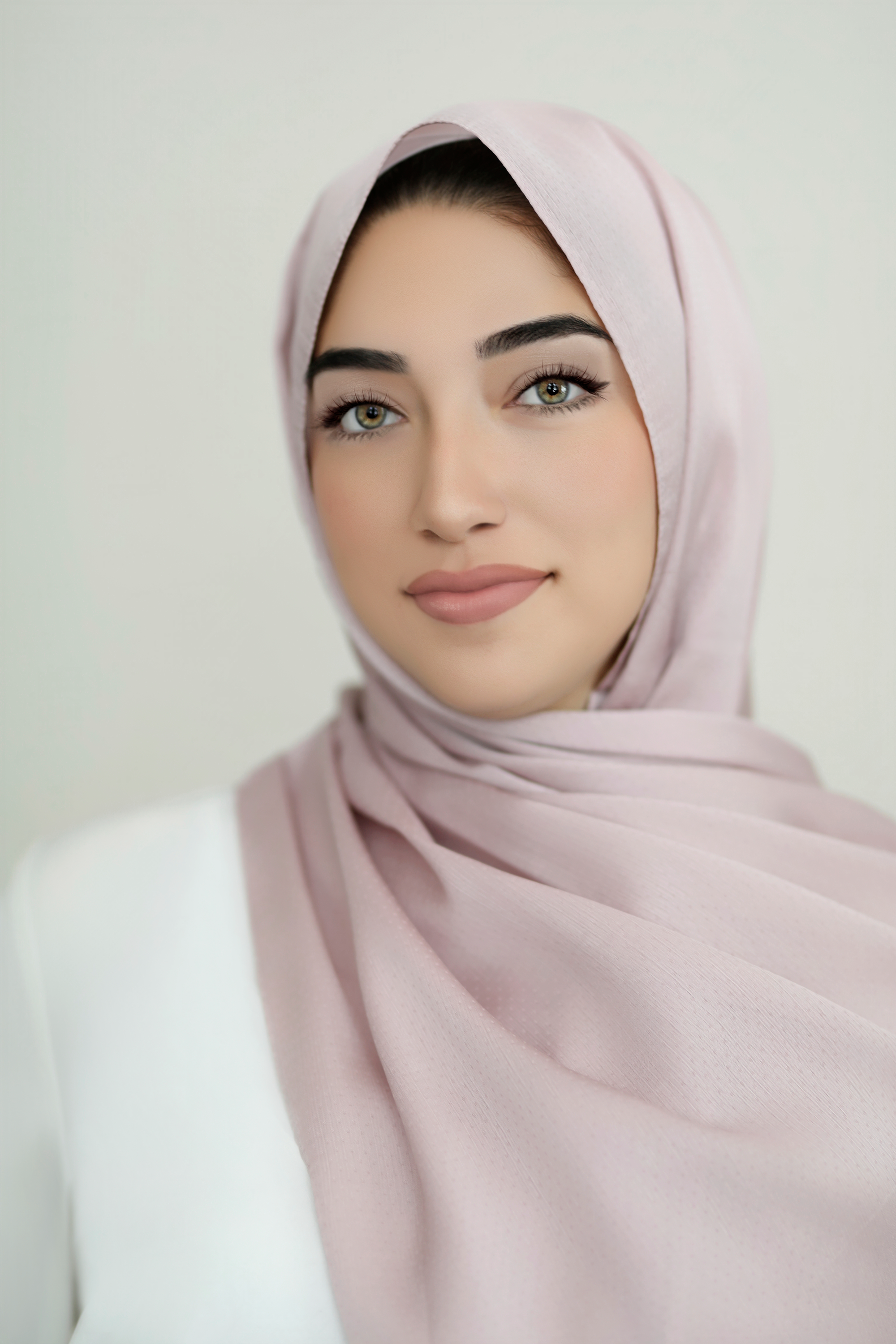 Textured Satin Hijab-Lilac