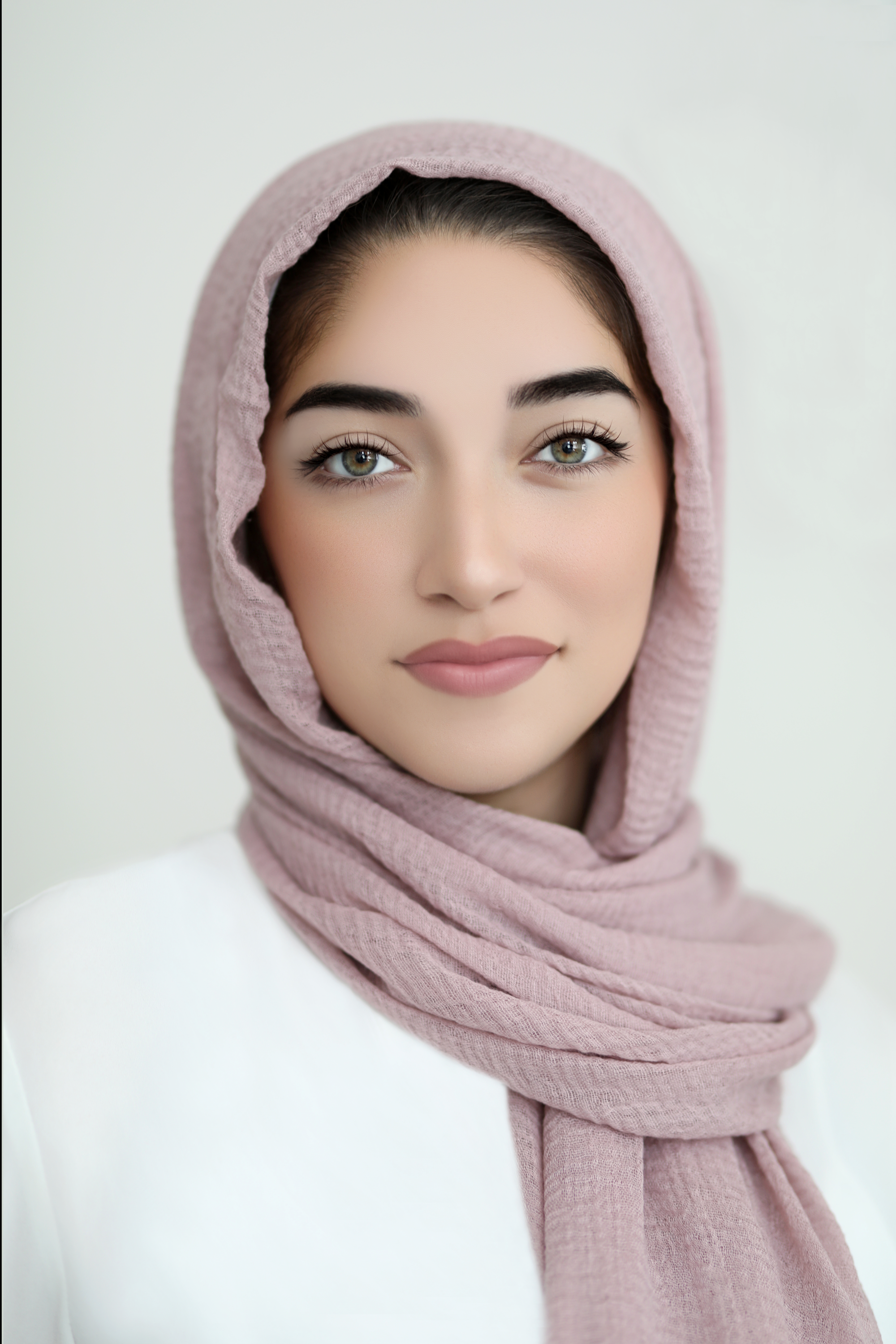 Premium Cotton Light Hijab-Dusty Rose