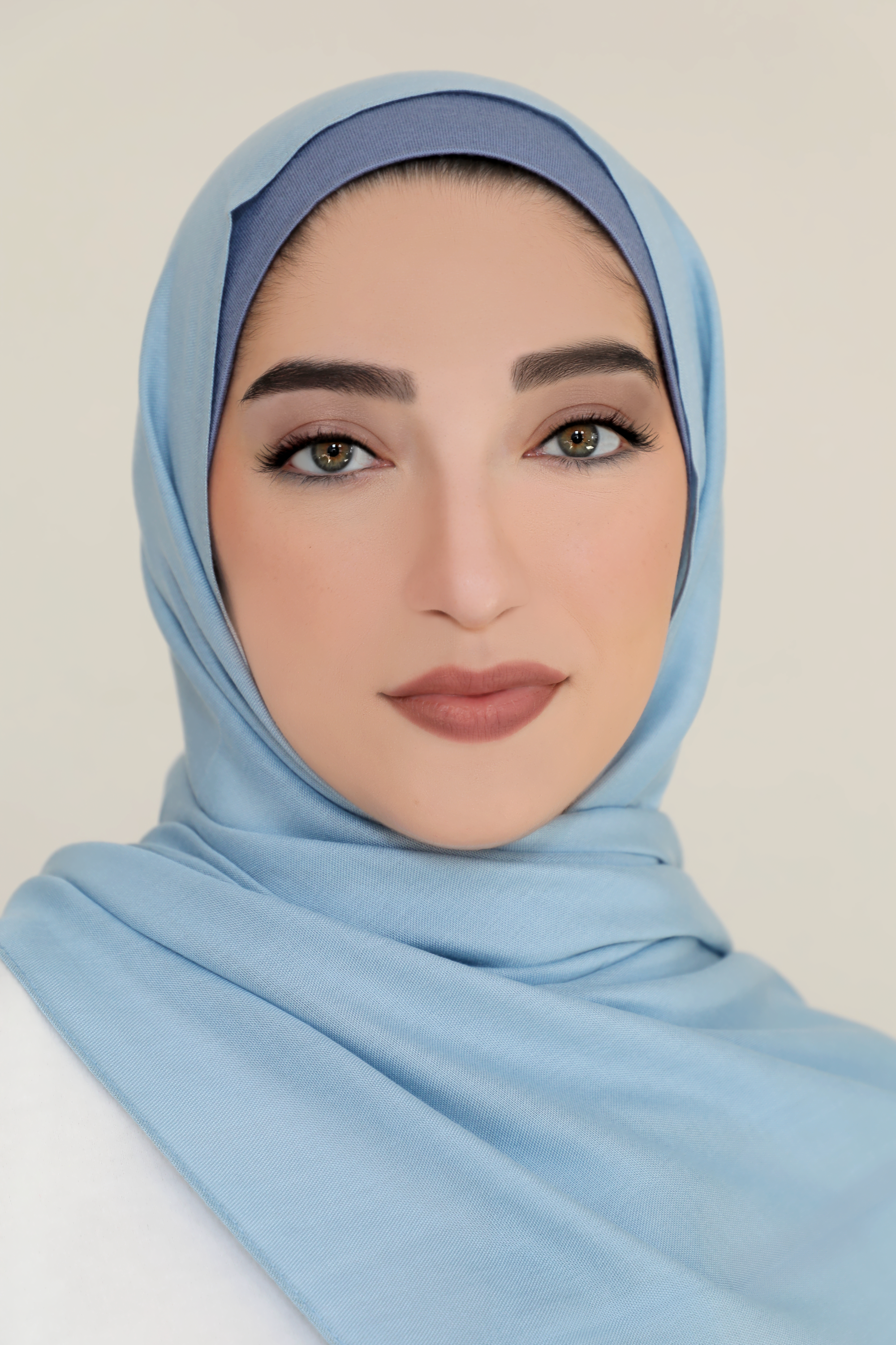 Modal Hijab Set-Denim