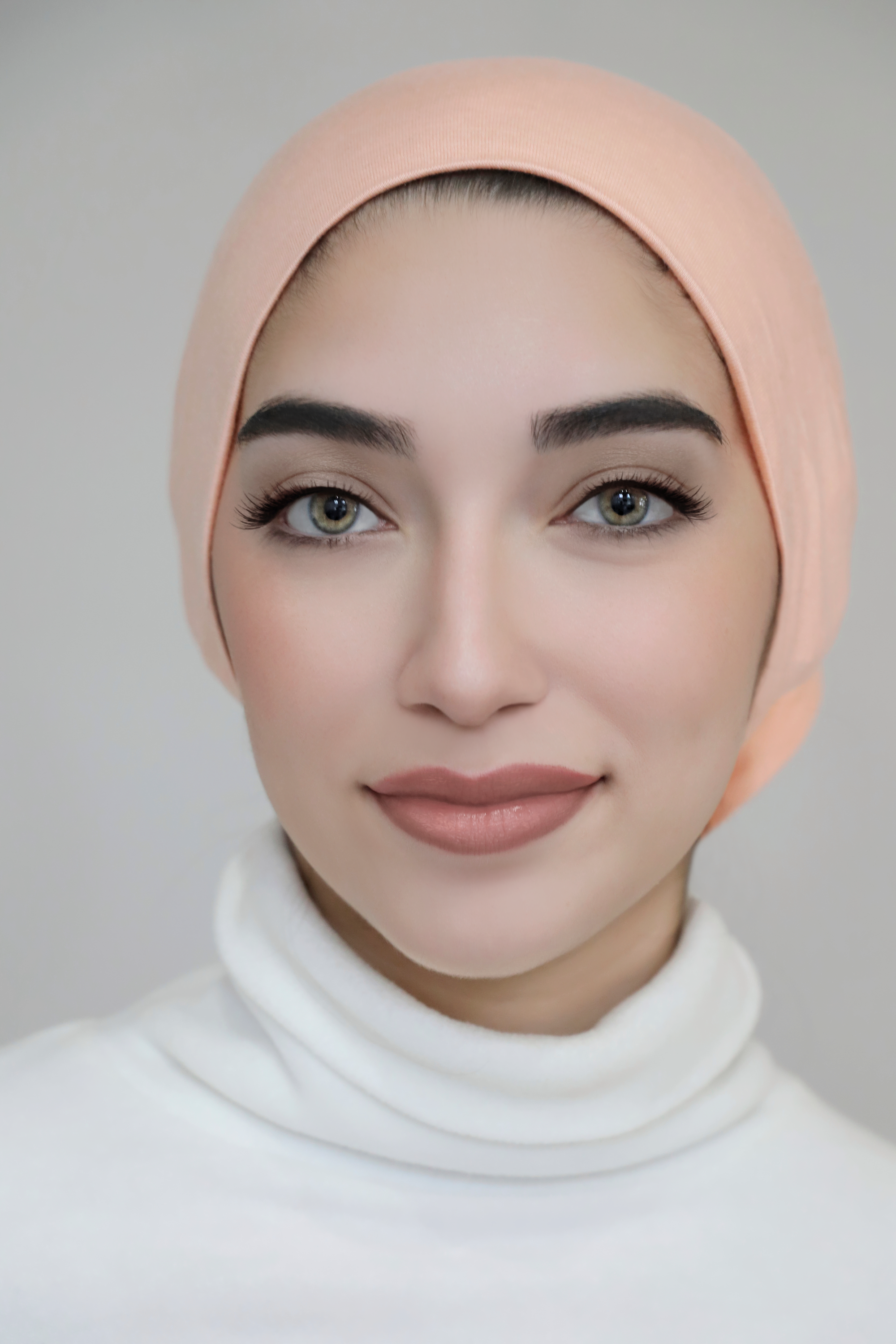 Chiffon Hijab Set-Peach