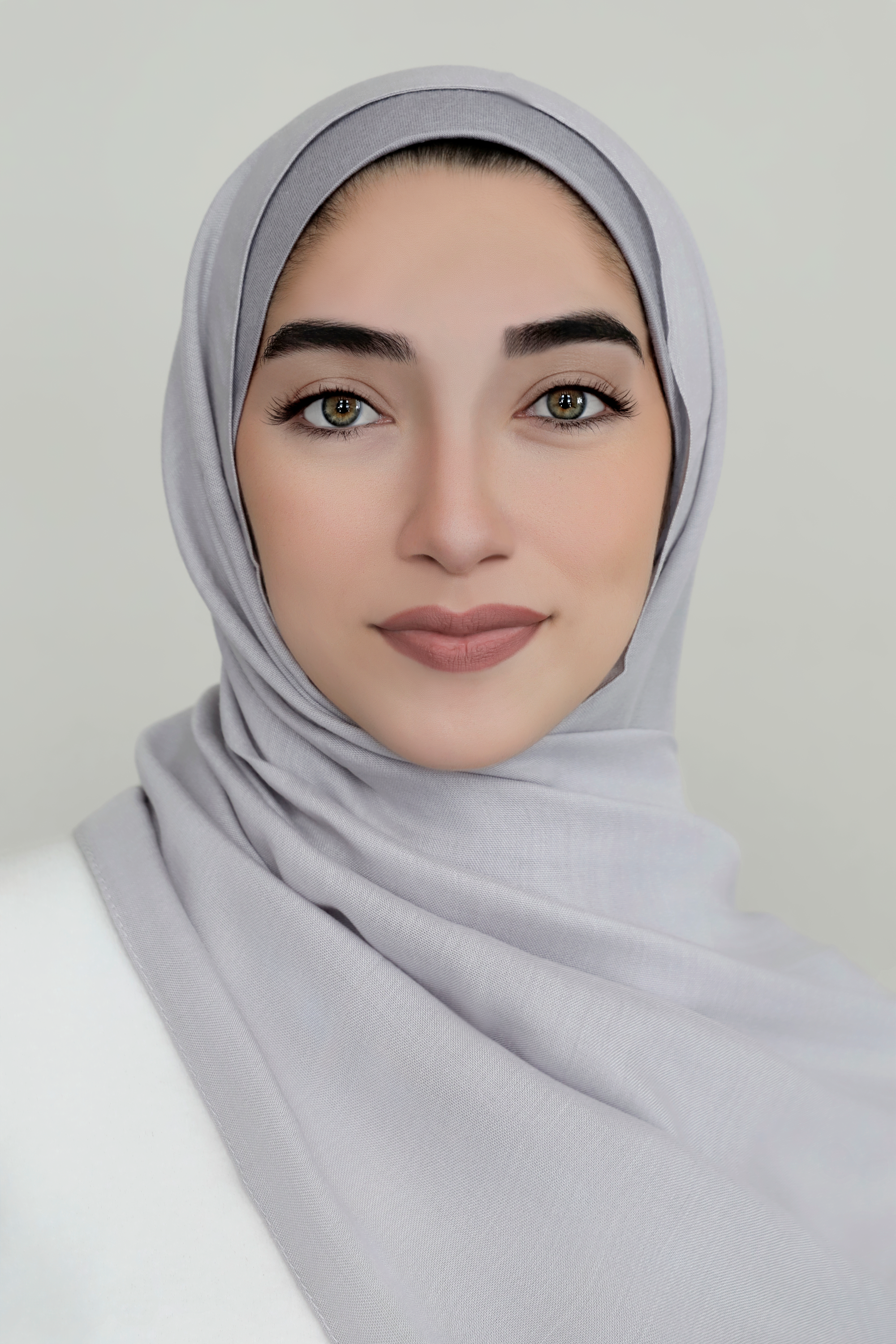 Modal Hijab Set-Light Gray