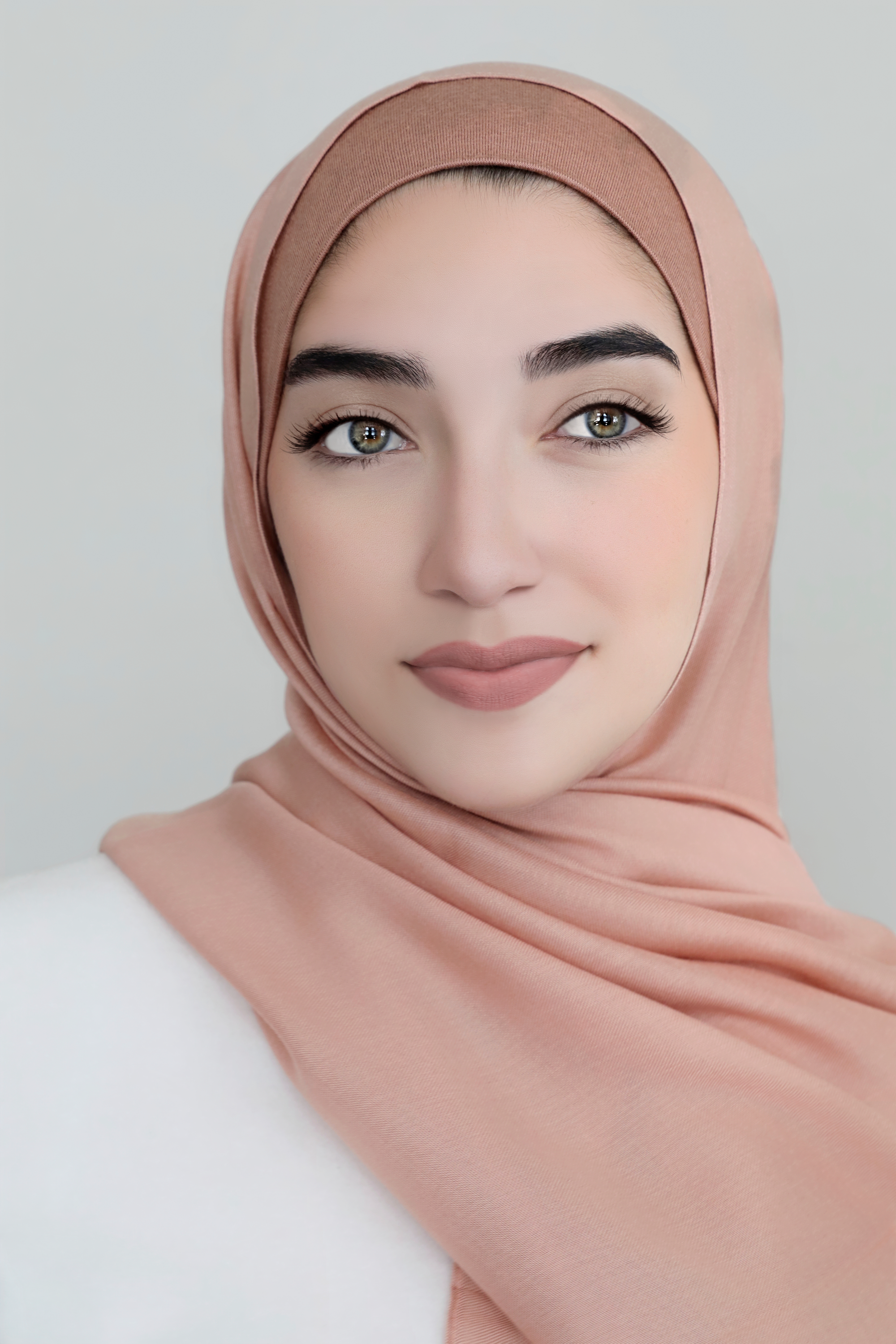 Modal Hijab Set-Coral Pink