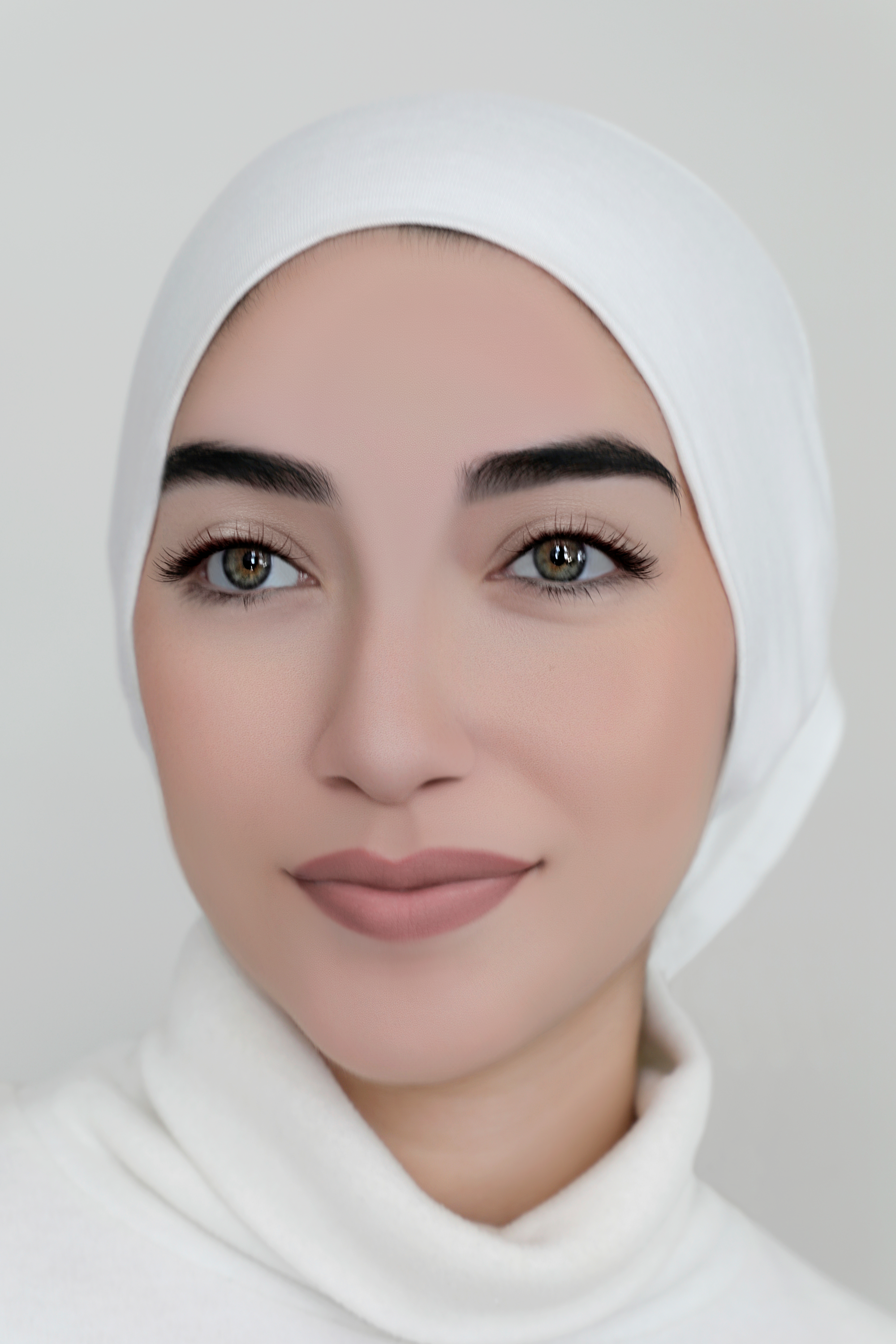 Chiffon Hijab Set-White