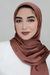 Satin Crinkle Hijab-Umber