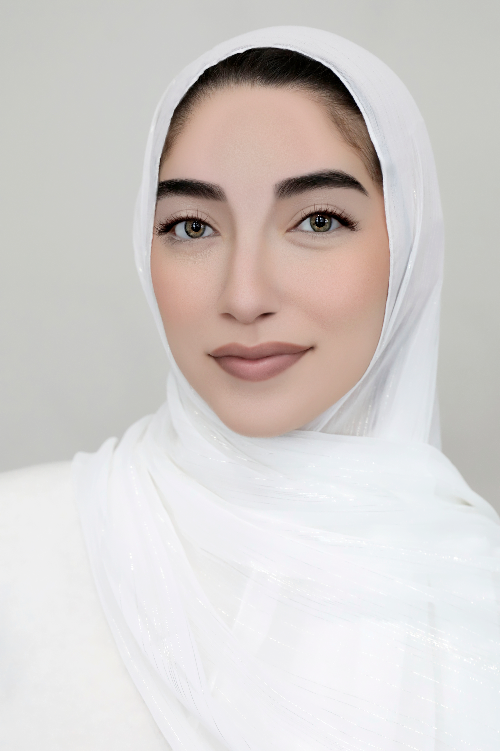 Lurex Shimmer Chiffon Hijab-White