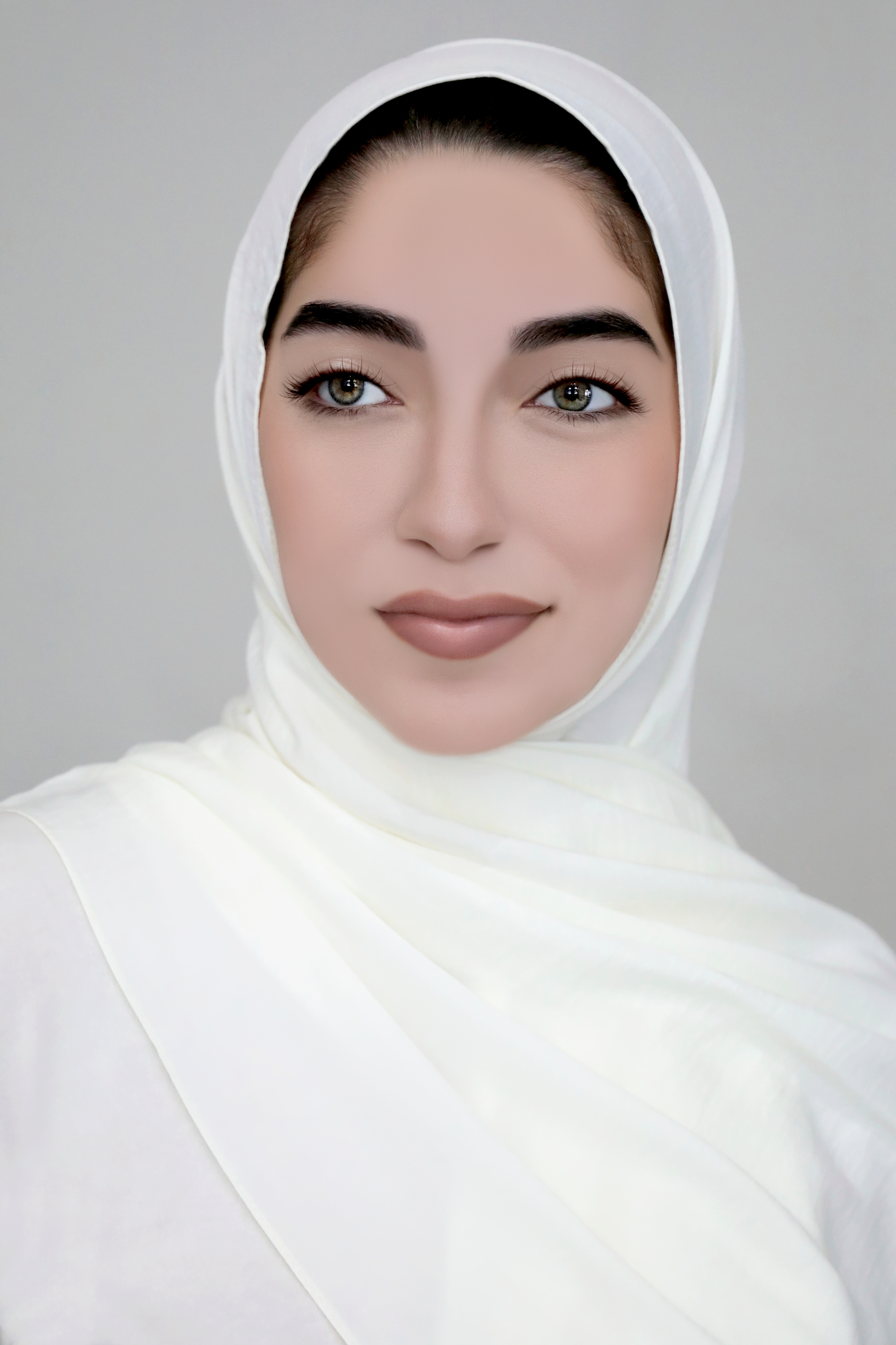 Matte Satin Hijab-Off White