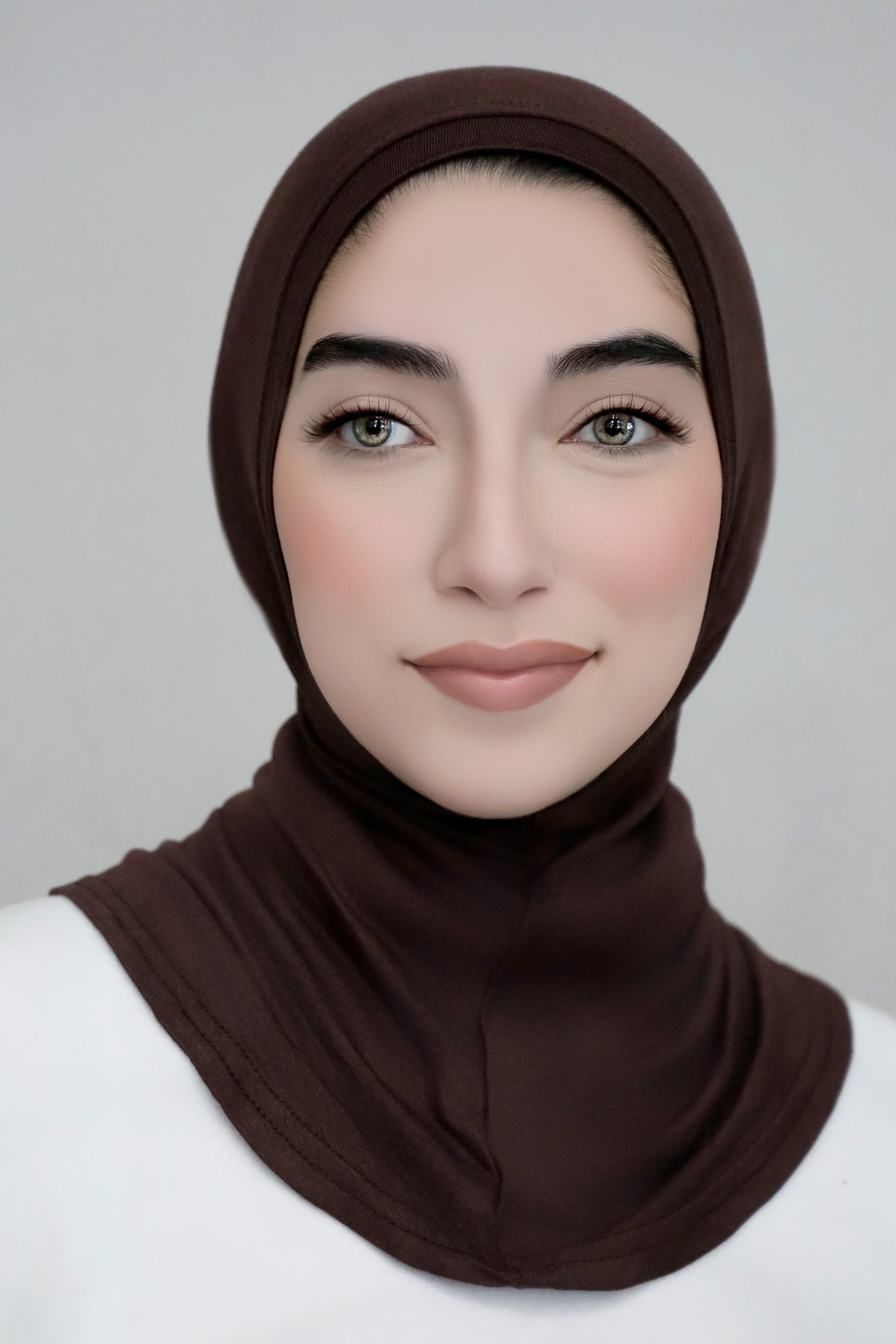 Simple full Underscarf-Chocolate