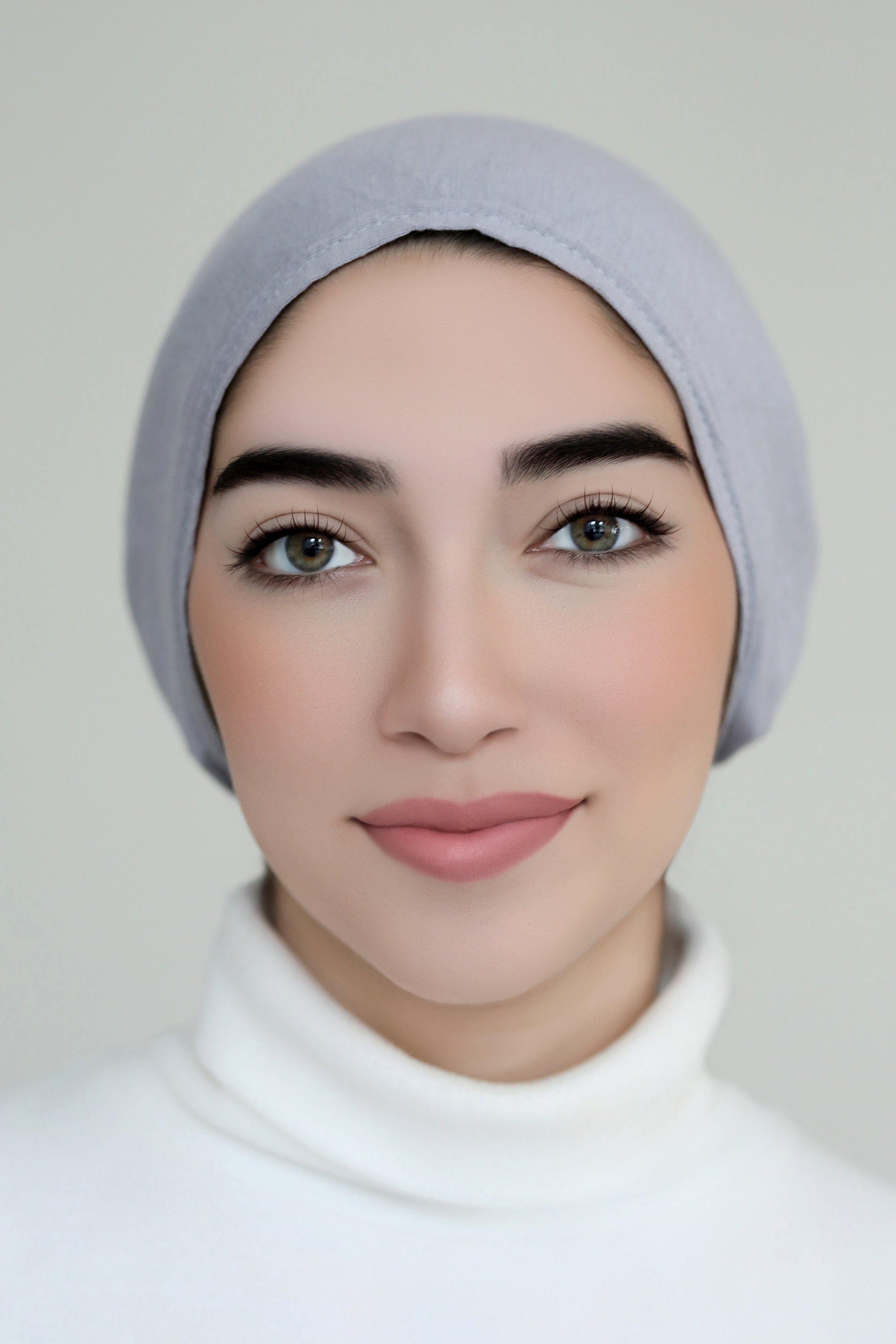 Hijab Cap-Light Gray