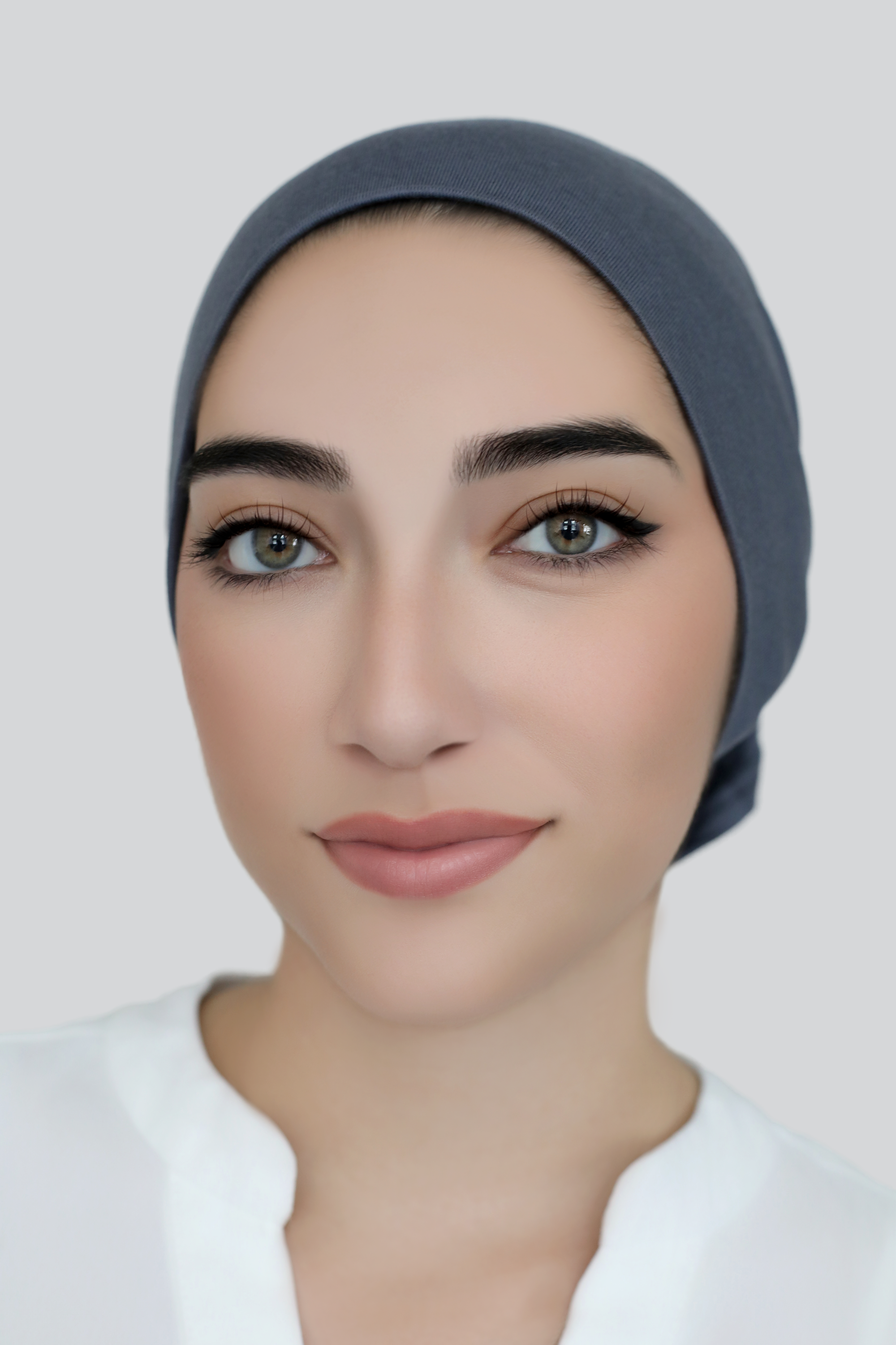 Chiffon Hijab Set-Pewter