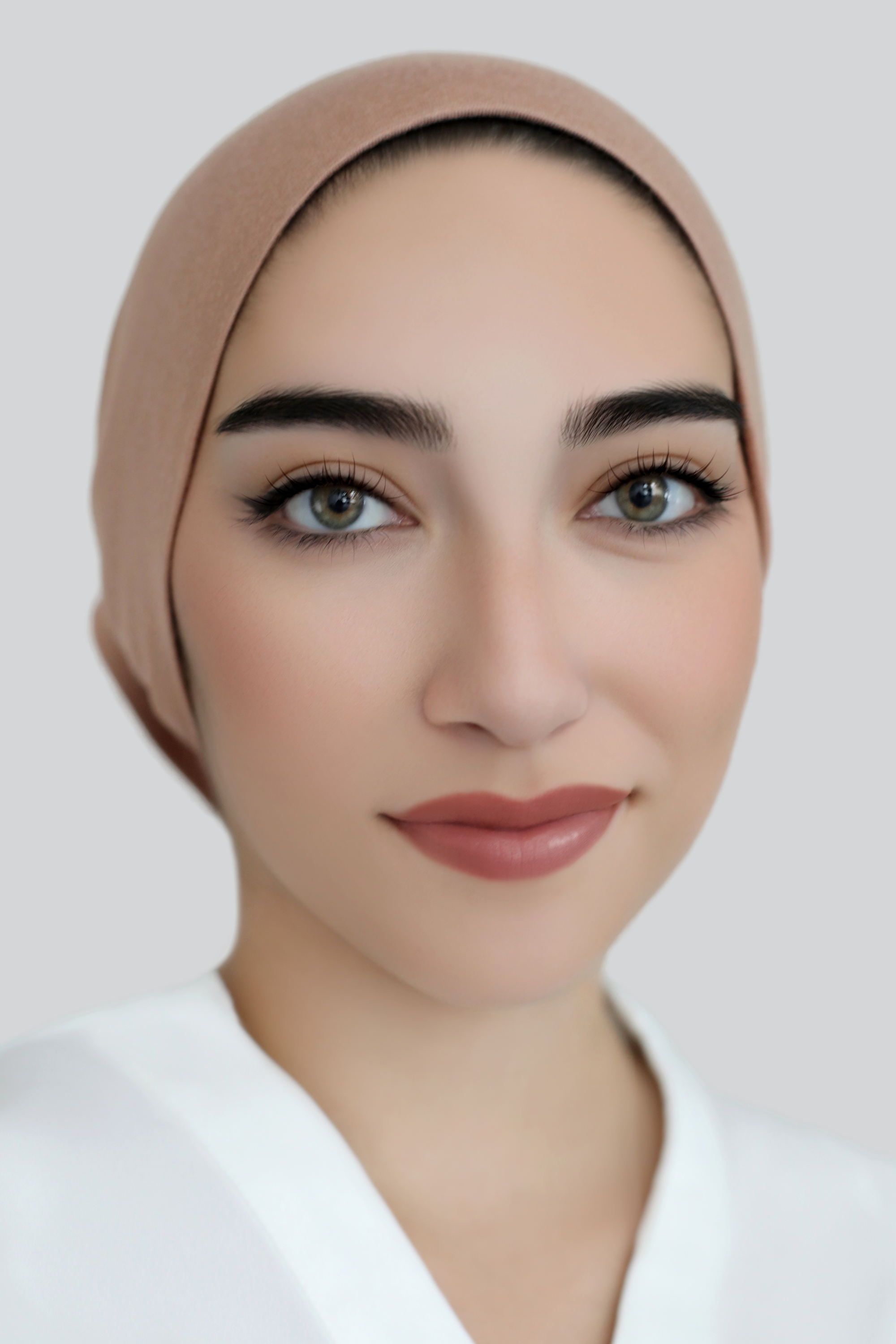 Chiffon Hijab Set-Tan