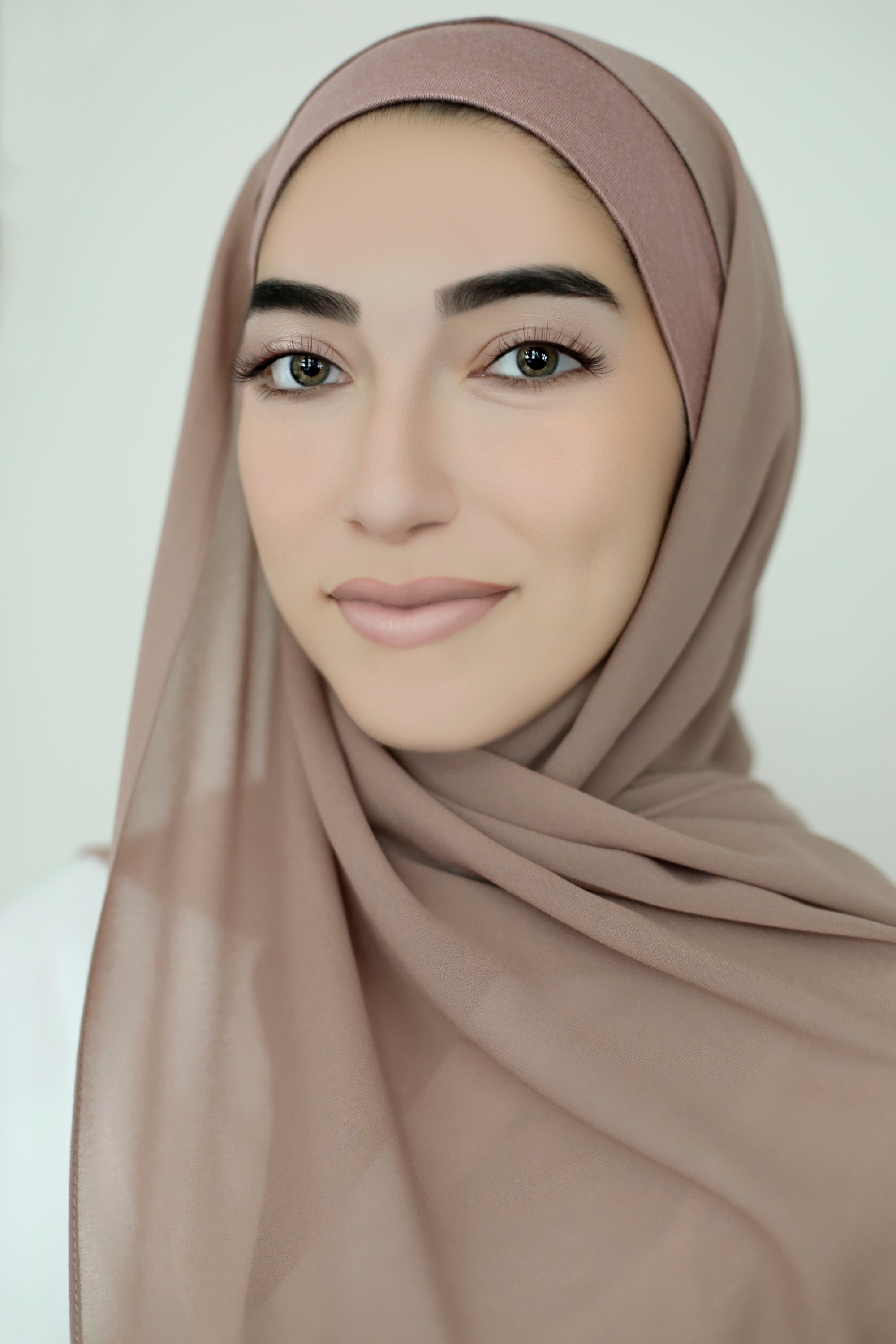 Chiffon Hijab Set-Dusty Rose