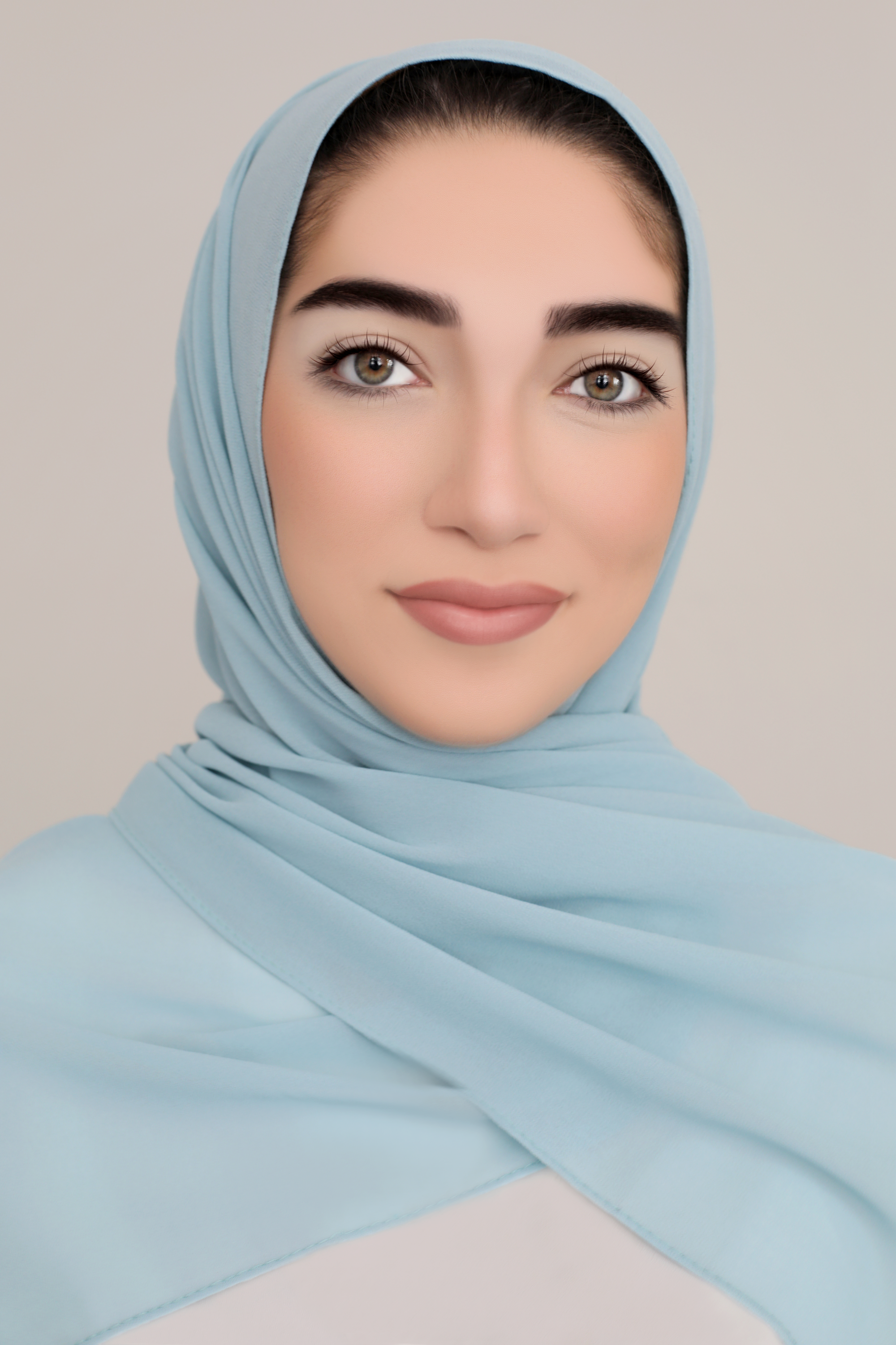 Basic Chiffon Hijab-Sky