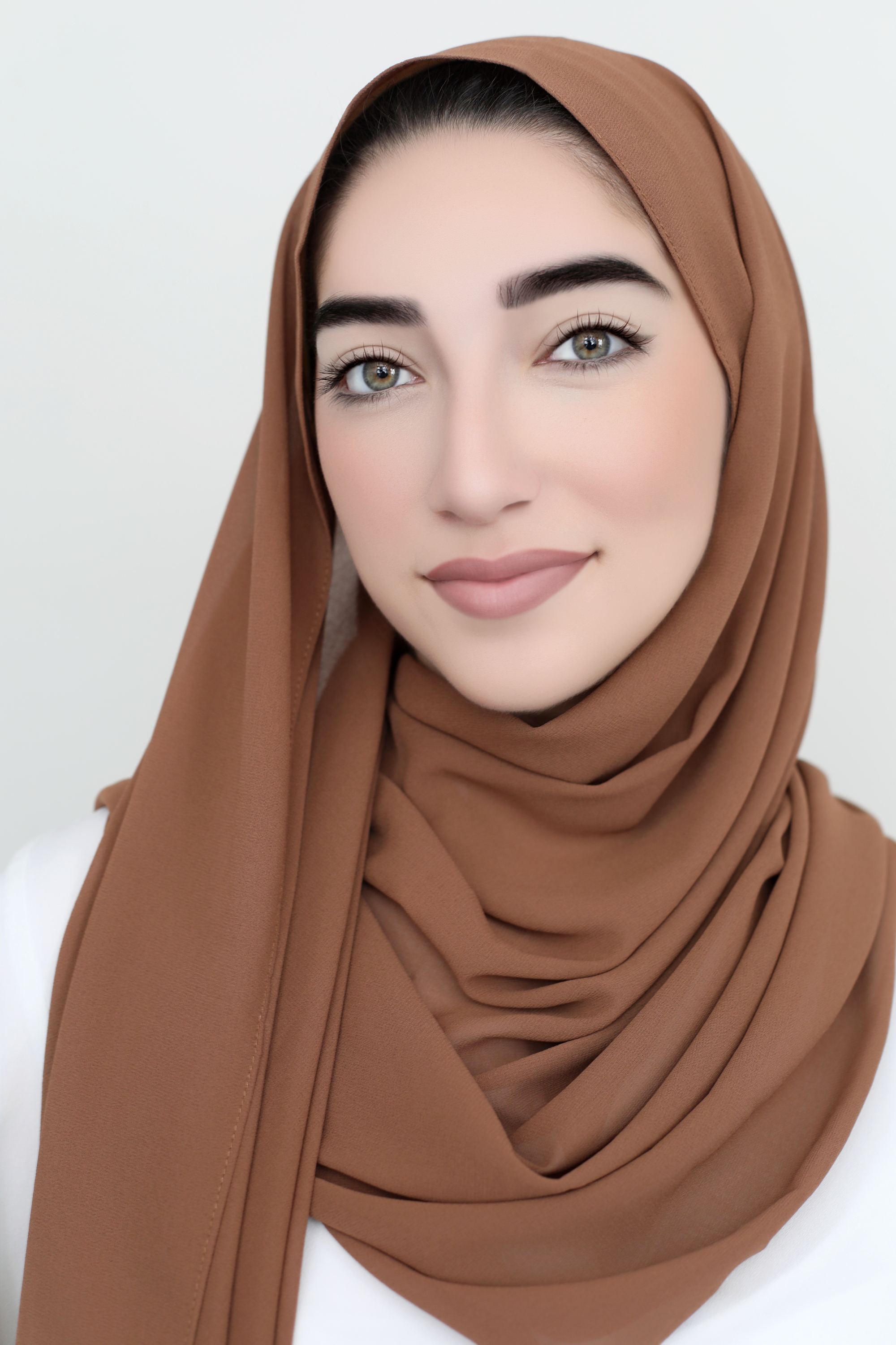 Basic Chiffon Hijab-Cinnamon