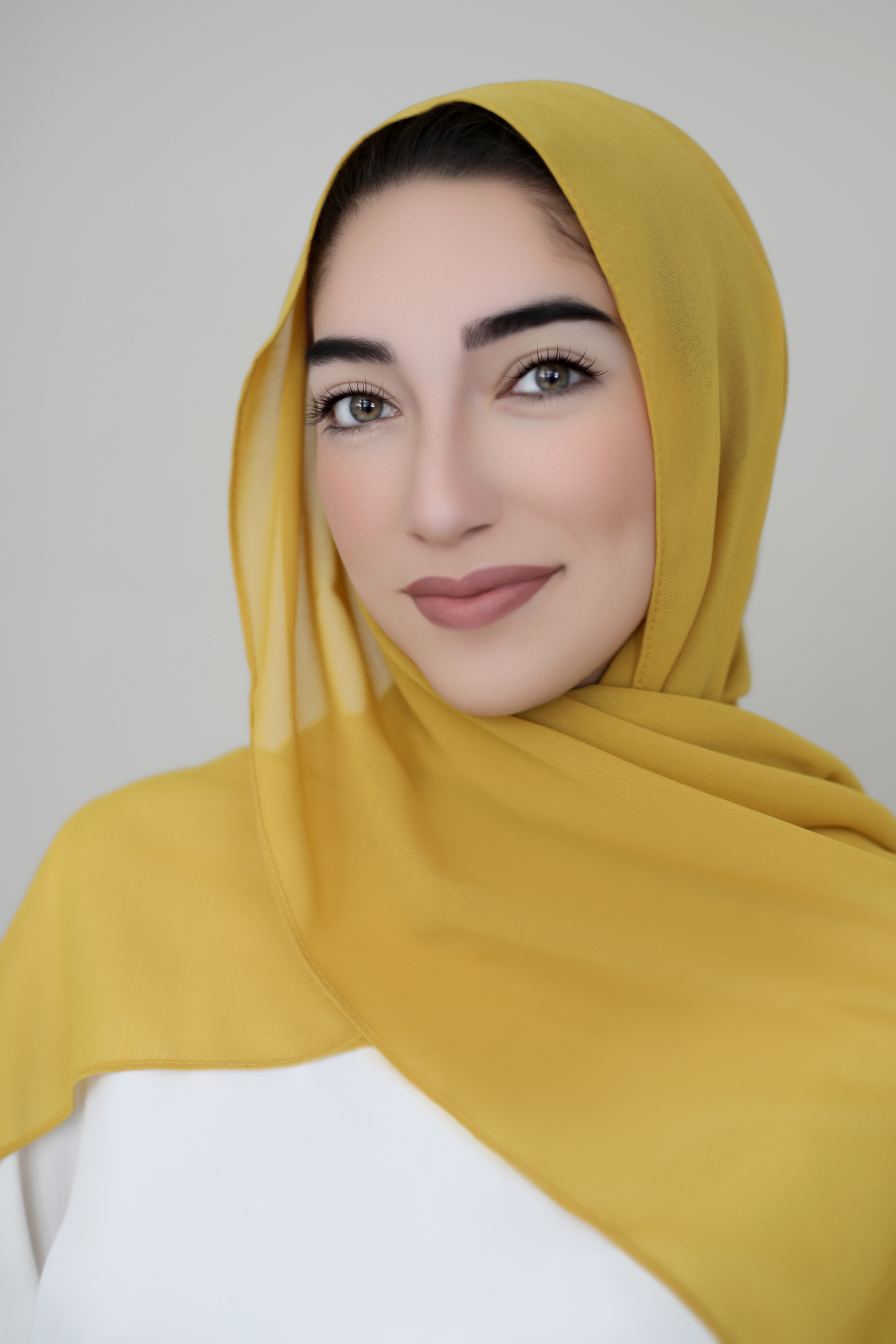 Basic Chiffon Hijab-Mustard