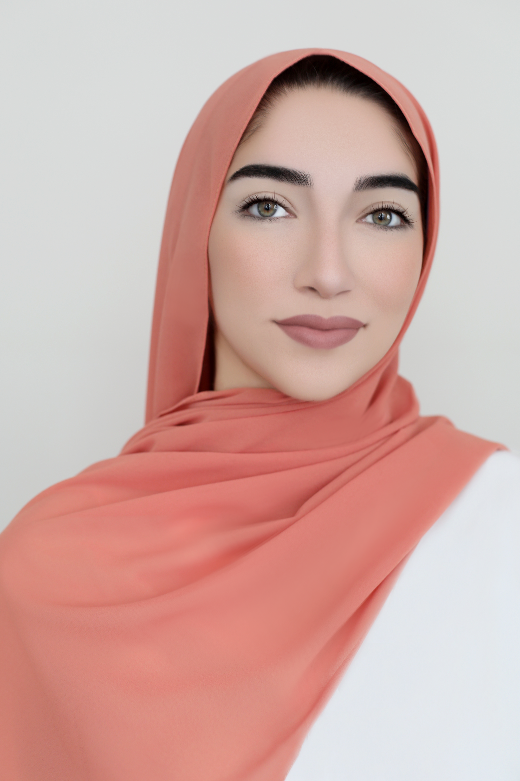Basic Chiffon Hijab-Apricot