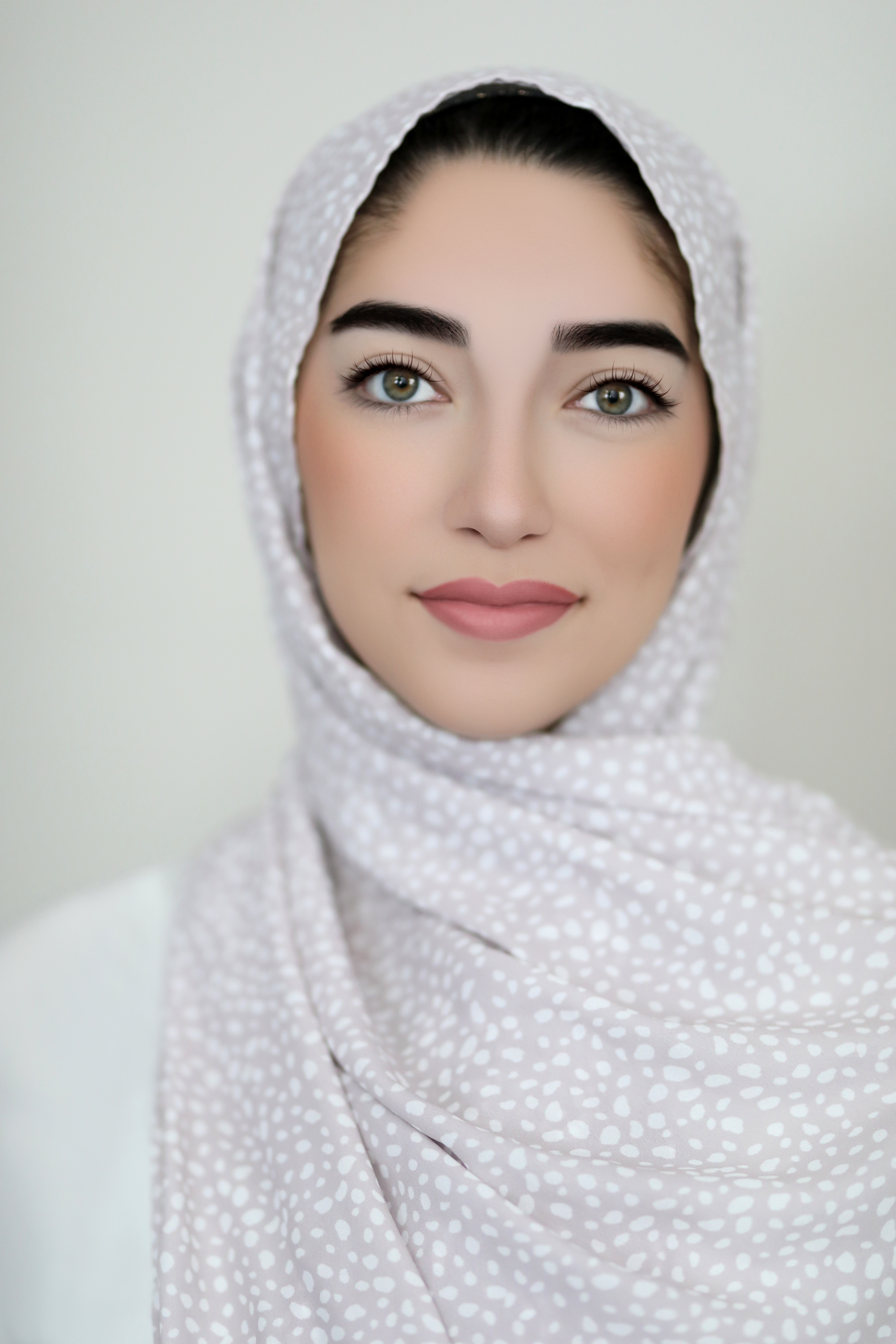 Spotted Signature Georgette Hijab