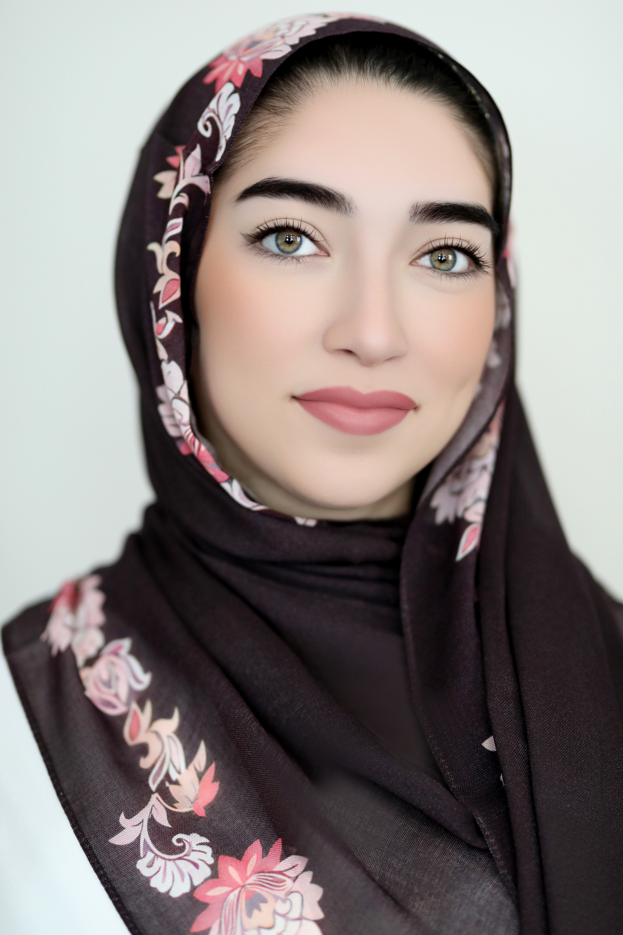 Easy To Admire Printed Modal Hijab-Eggplant