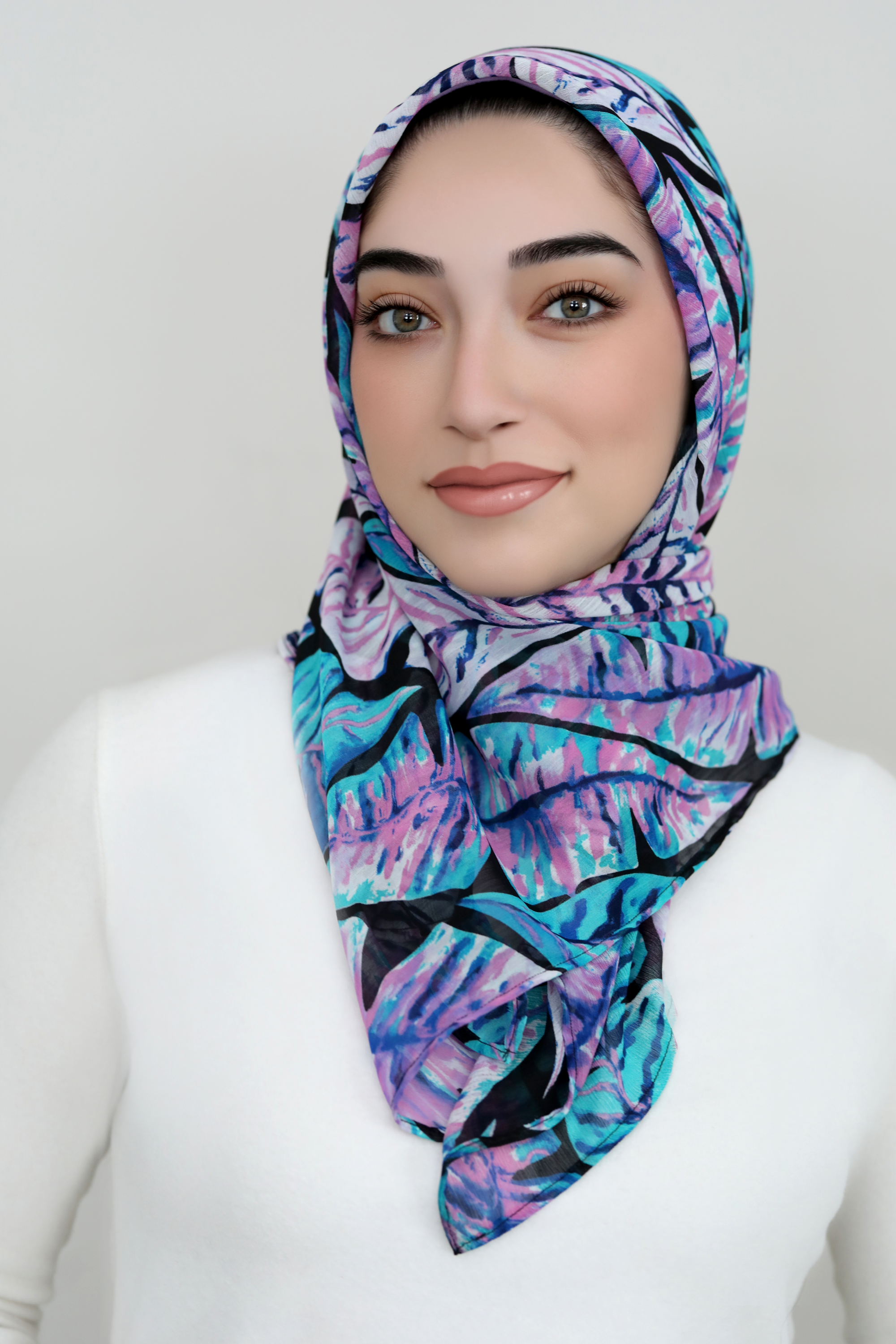 Tropical Oasis Signature Square Hijab