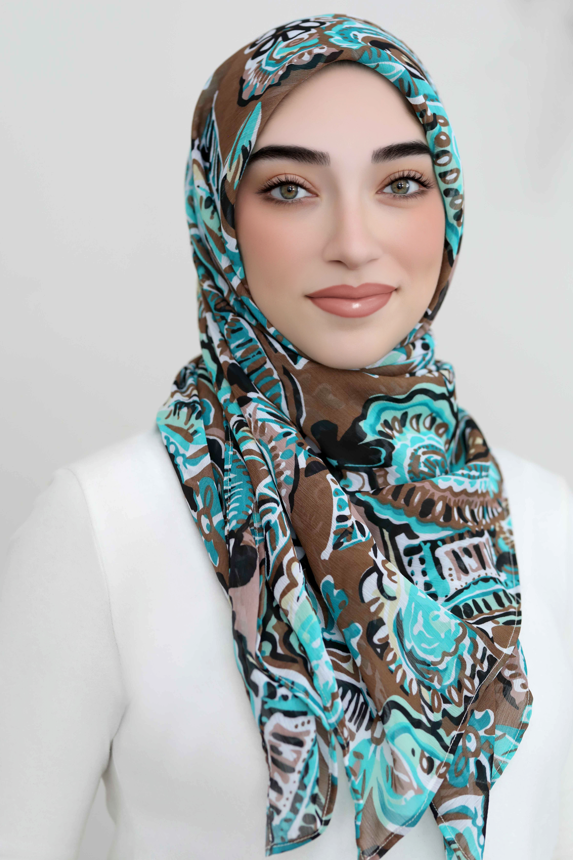 A Refined Touch Signature Square Hijab
