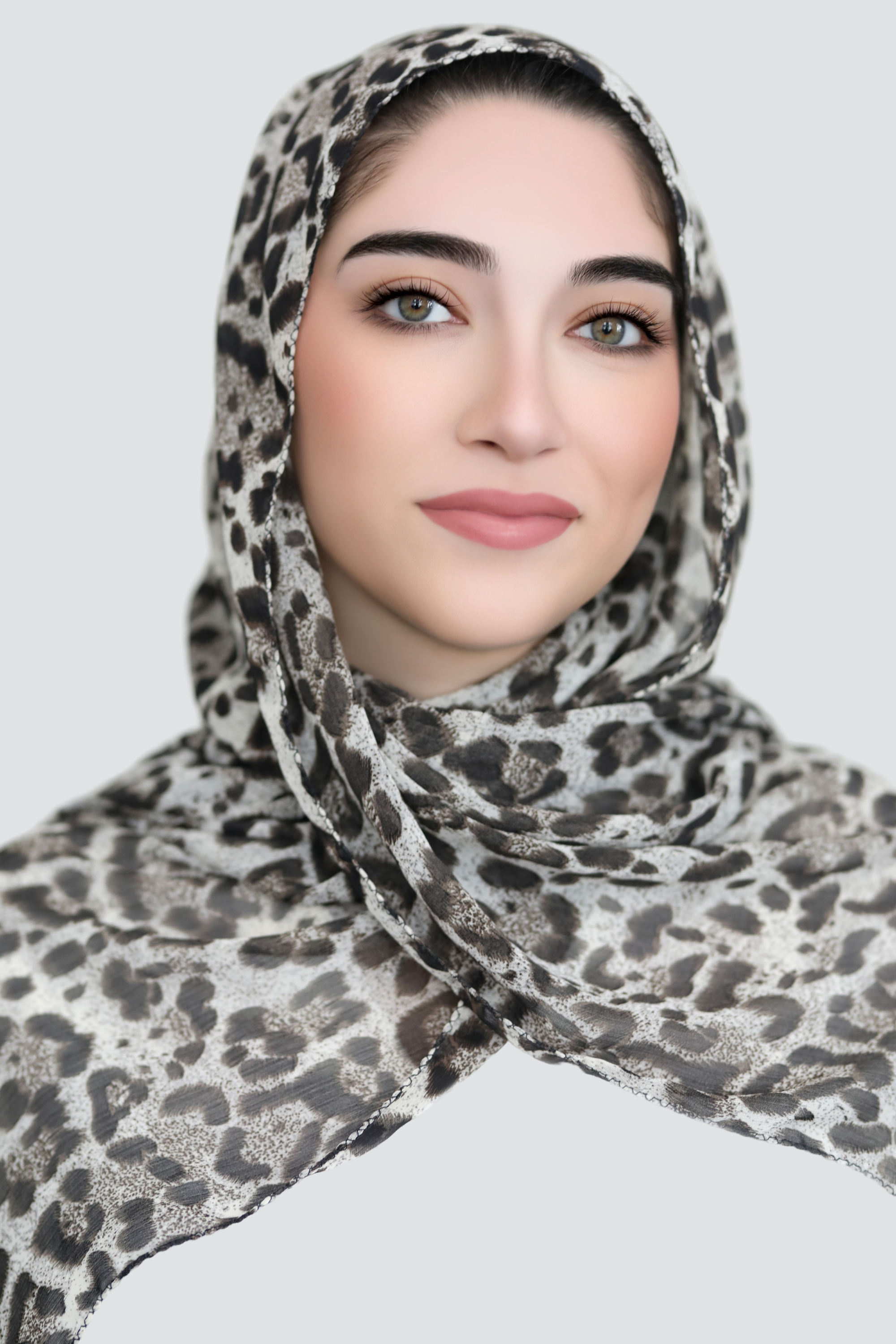 Snow Leopard Signature Chiffon Hijab