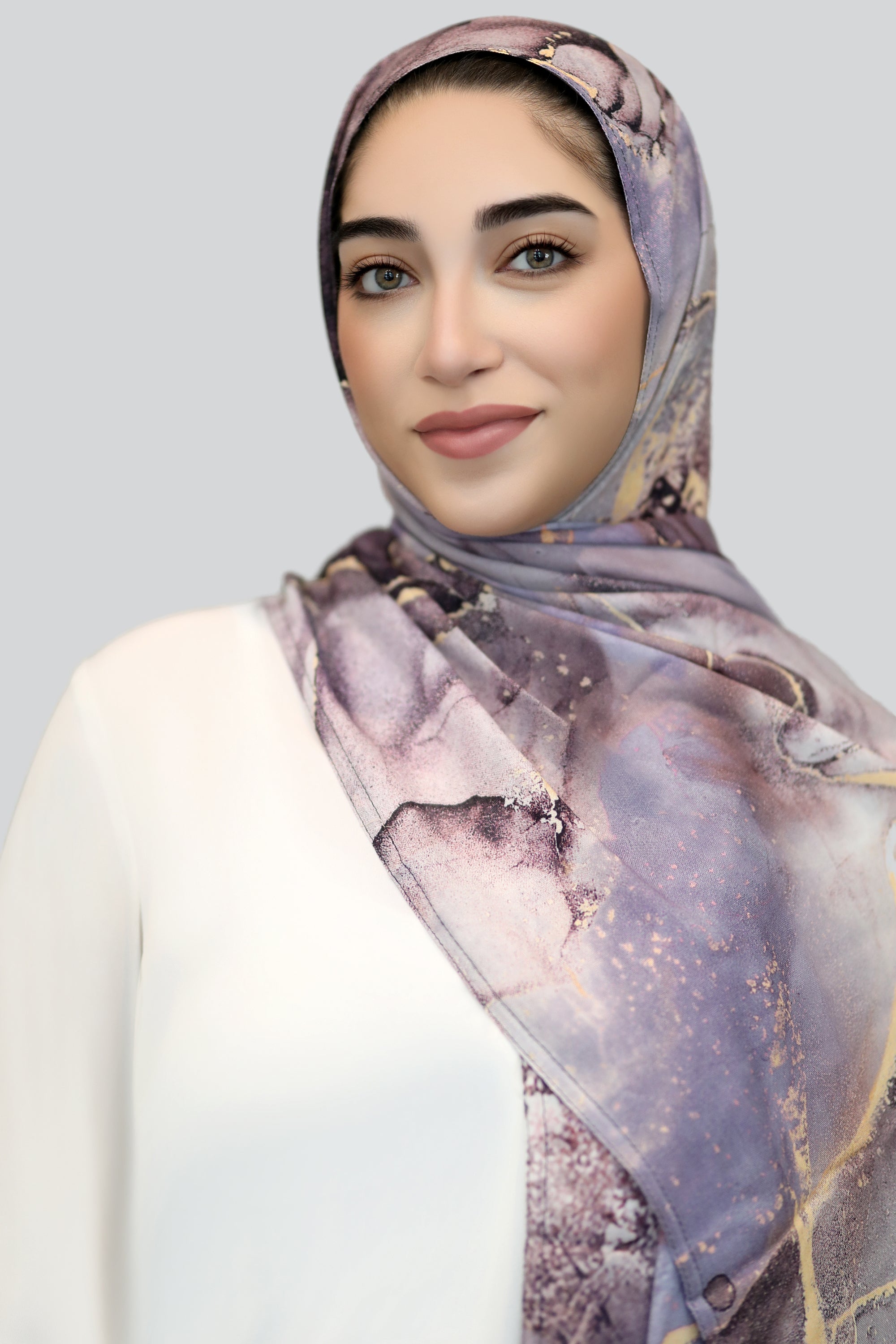 Amethyst Marble Modal Hijab