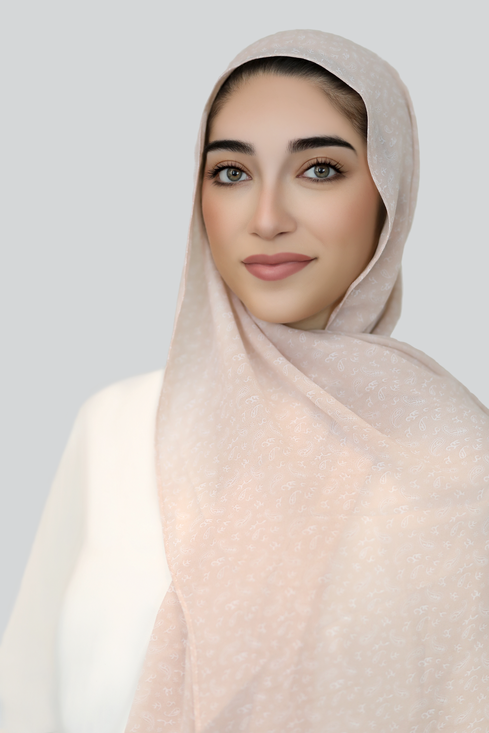 Pearl Paisley Chiffon Hijab