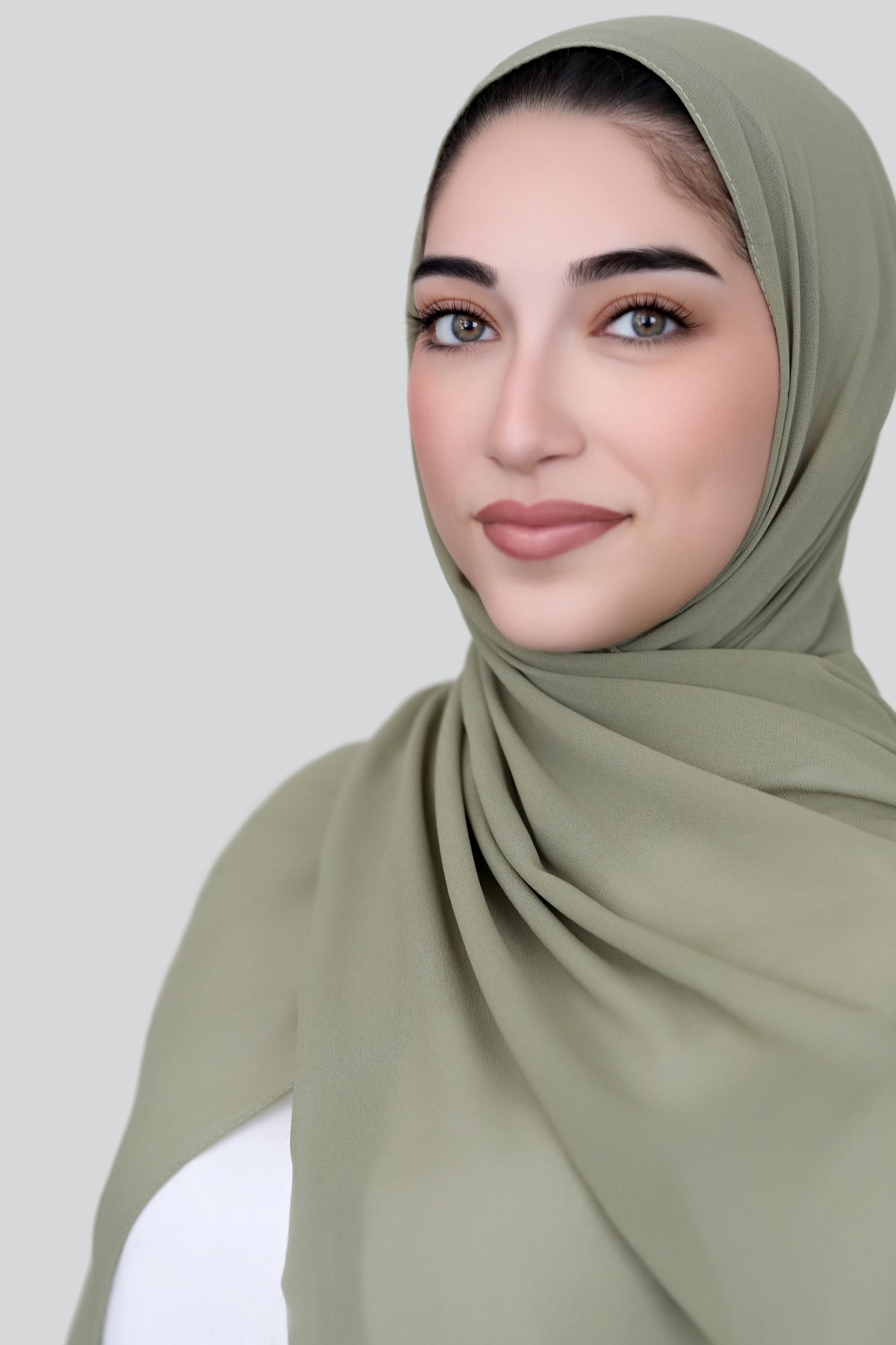 Basic Chiffon Hijab-Soft Sage