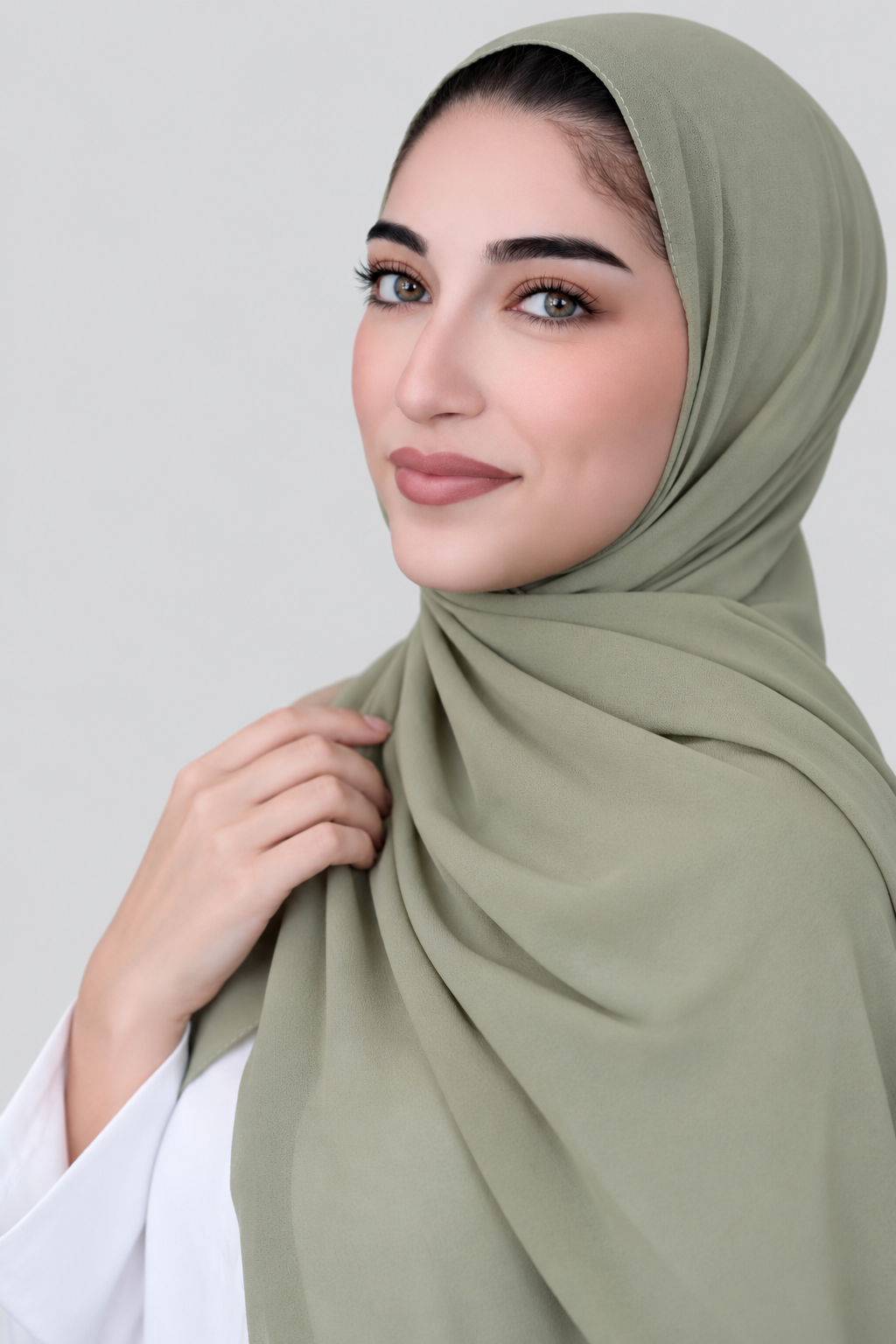 Basic Chiffon Hijab-Soft Sage