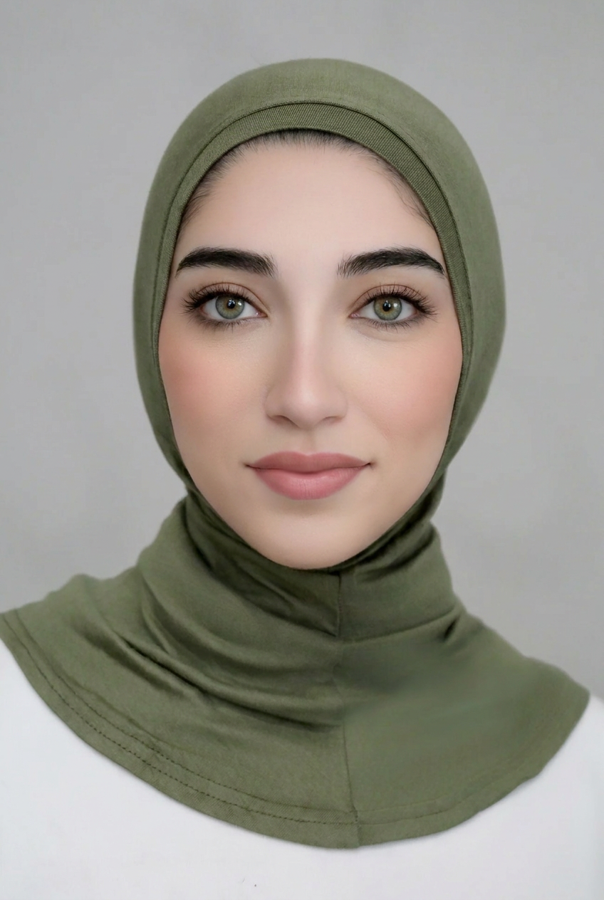 Simple full Underscarf-Olive