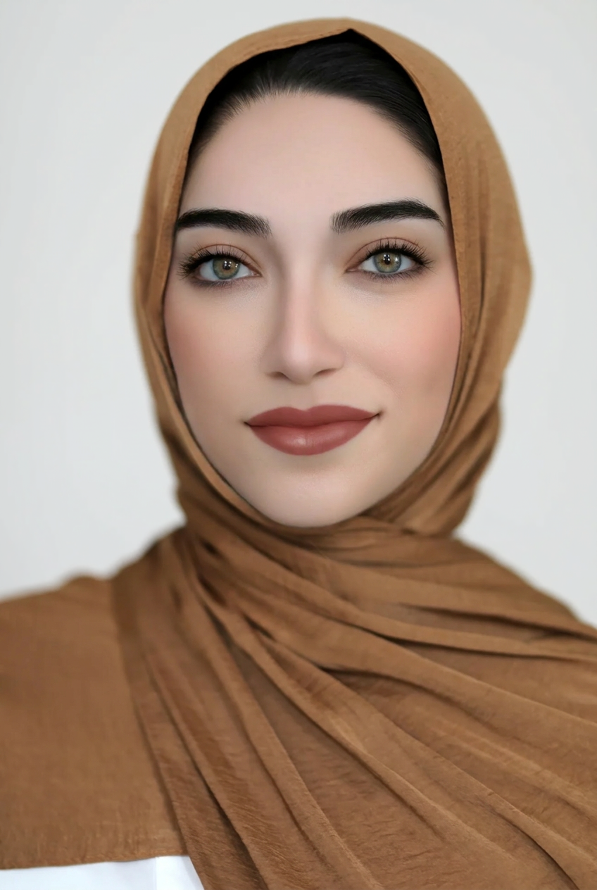 Matte Satin Hijab-Copper