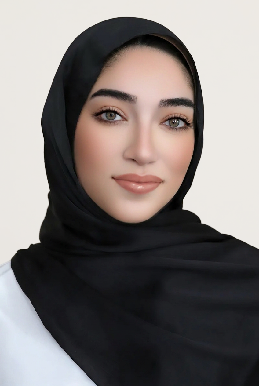 Satin Crinkle Hijab-Black