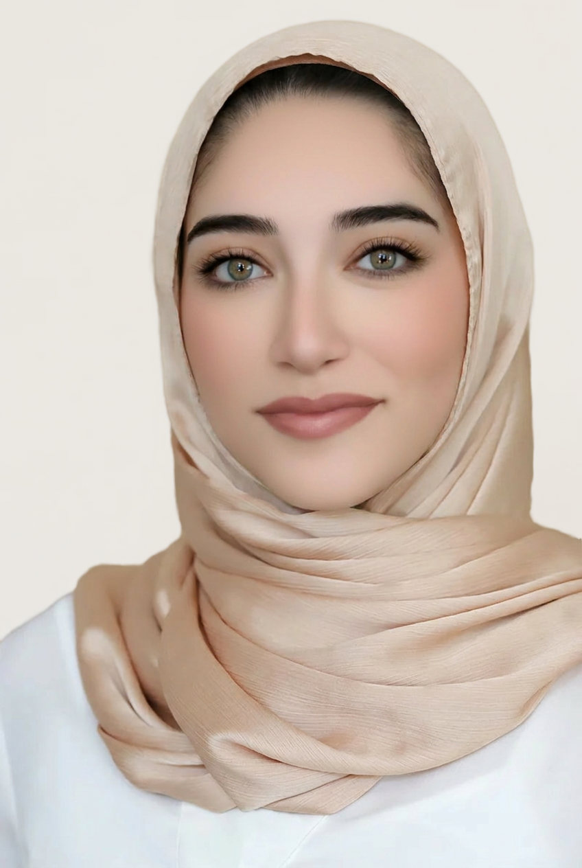 Satin Crinkle Hijab-Light Gold