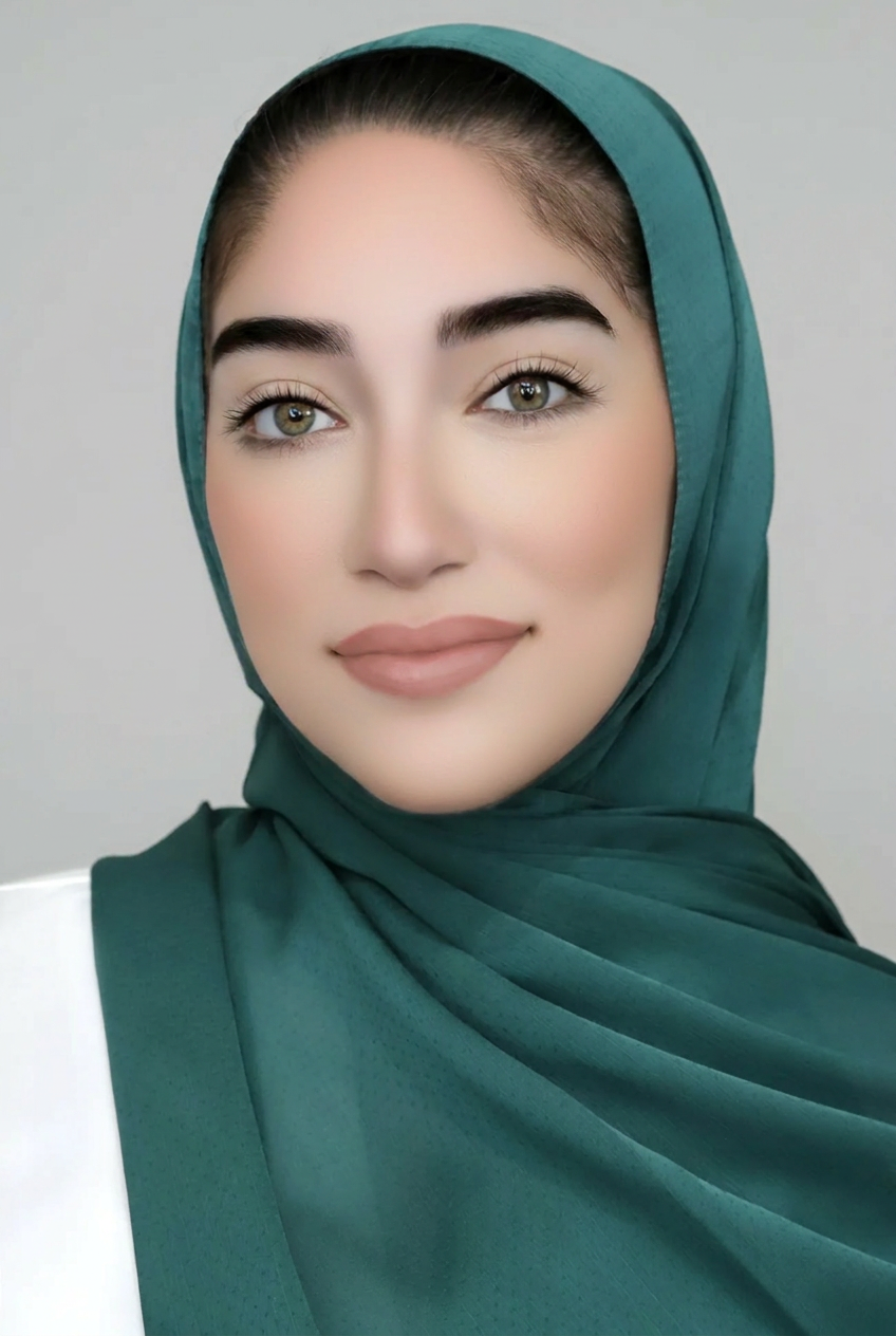 Textured Satin Hijab-Emerald