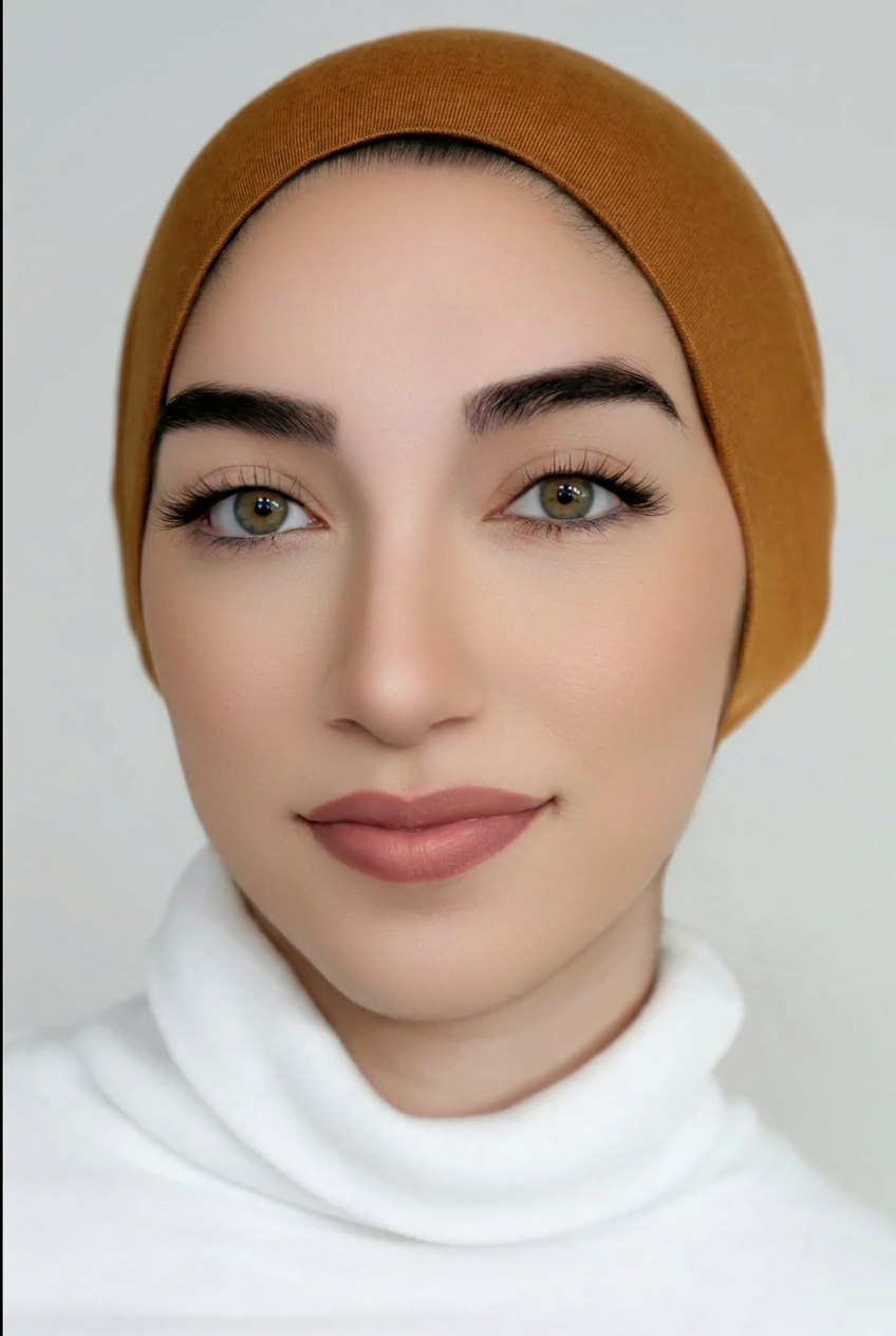 Modal Hijab Set-Honey Brown