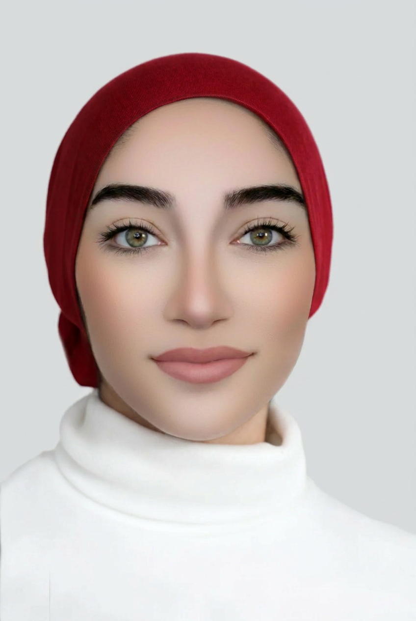 Modal Hijab Set-Maroon