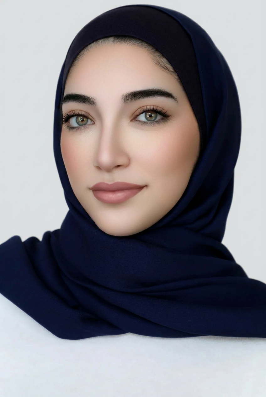 Modal Hijab Set-Navy