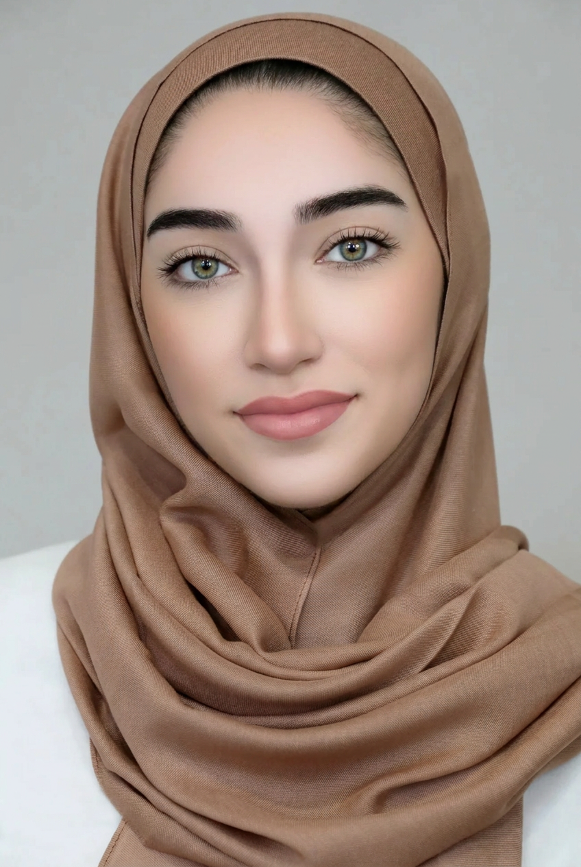 Modal Hijab Set-Tan