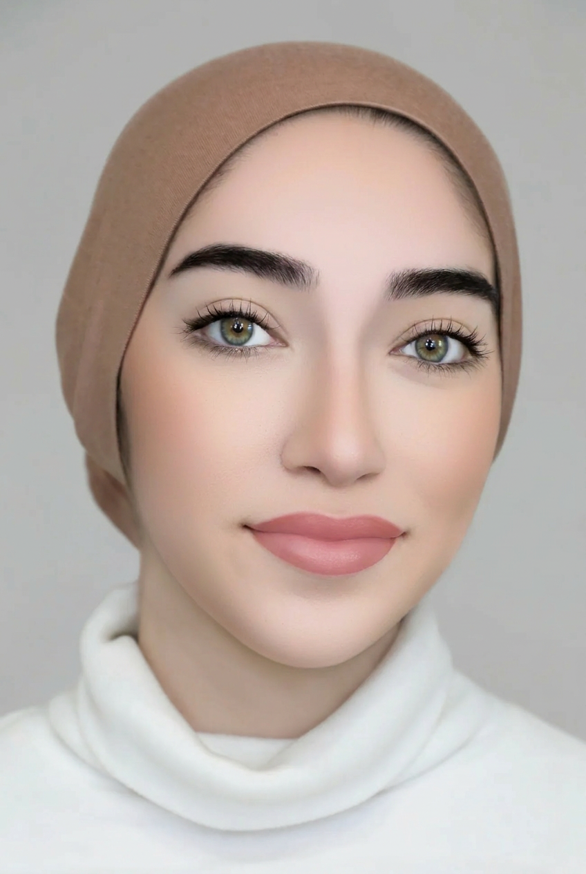Modal Hijab Set-Tan