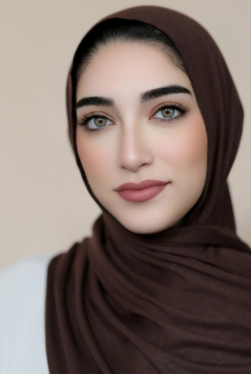 Small Jersey Hijab-Brown