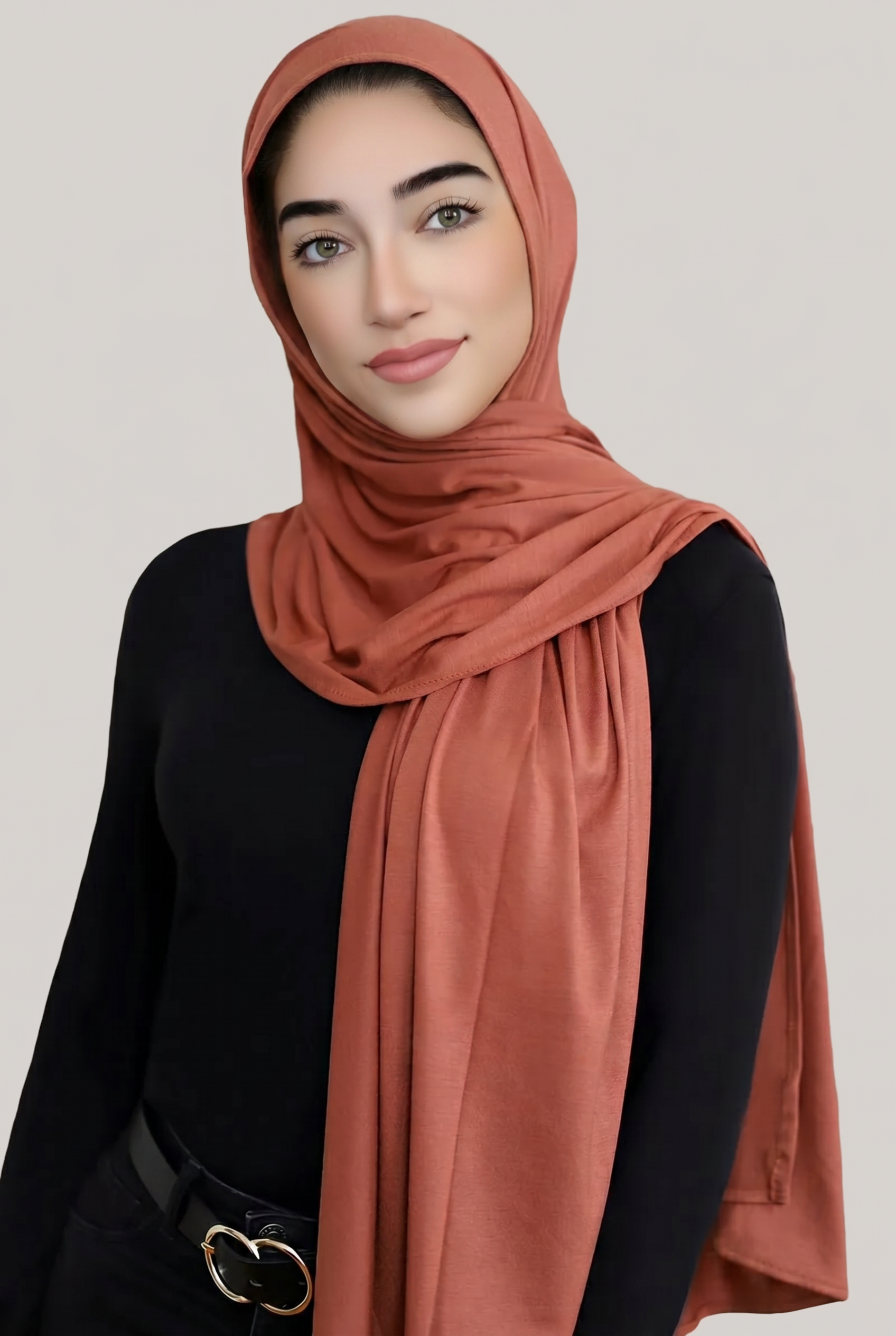 Small Jersey Hijab-Rust