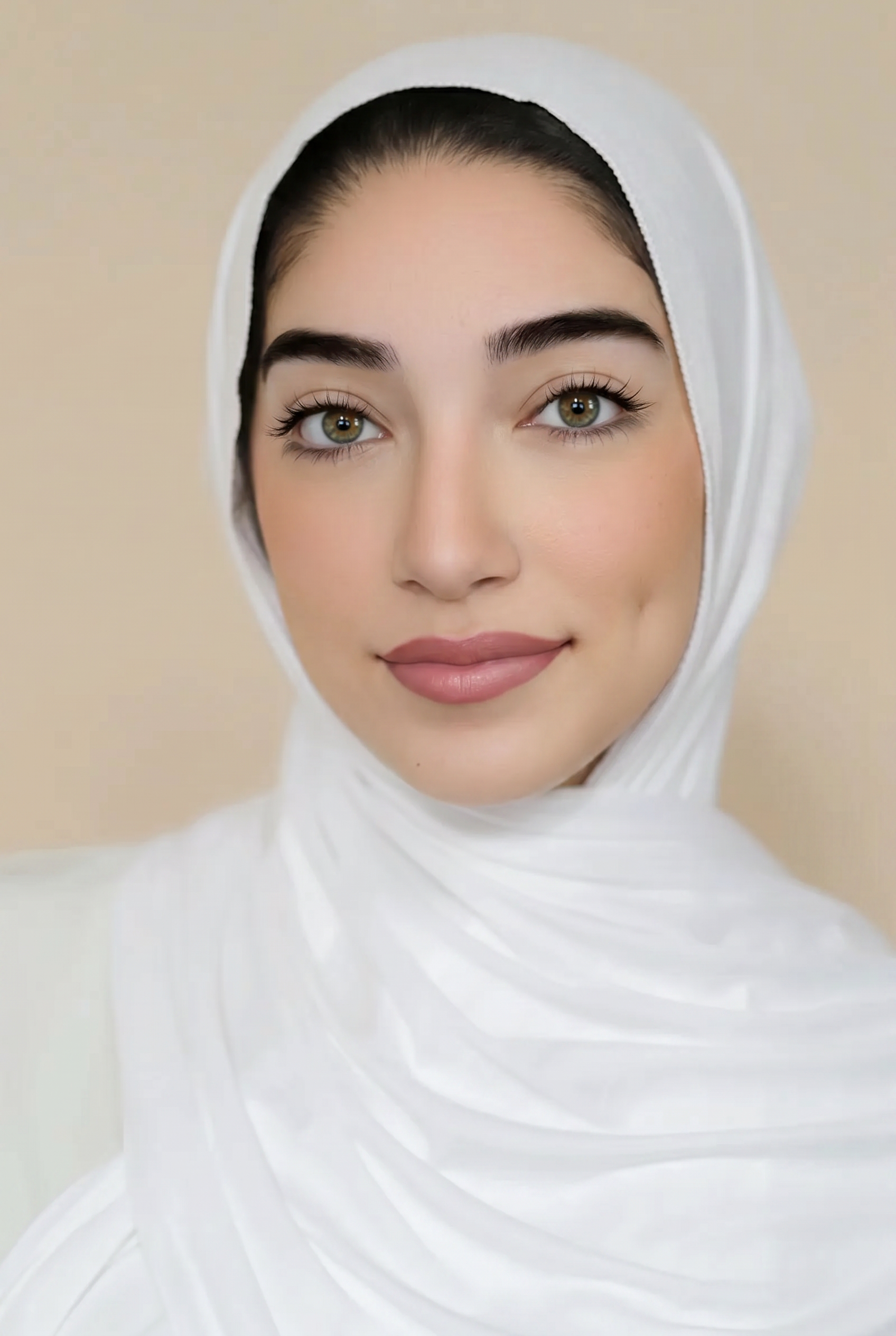 Small Jersey Hijab-White