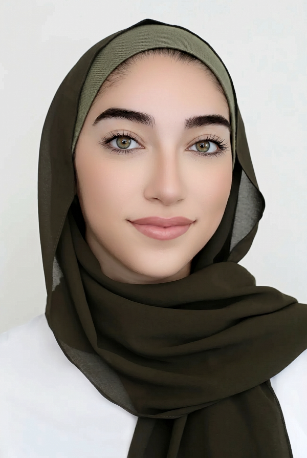 Chiffon Hijab Set-Woodland
