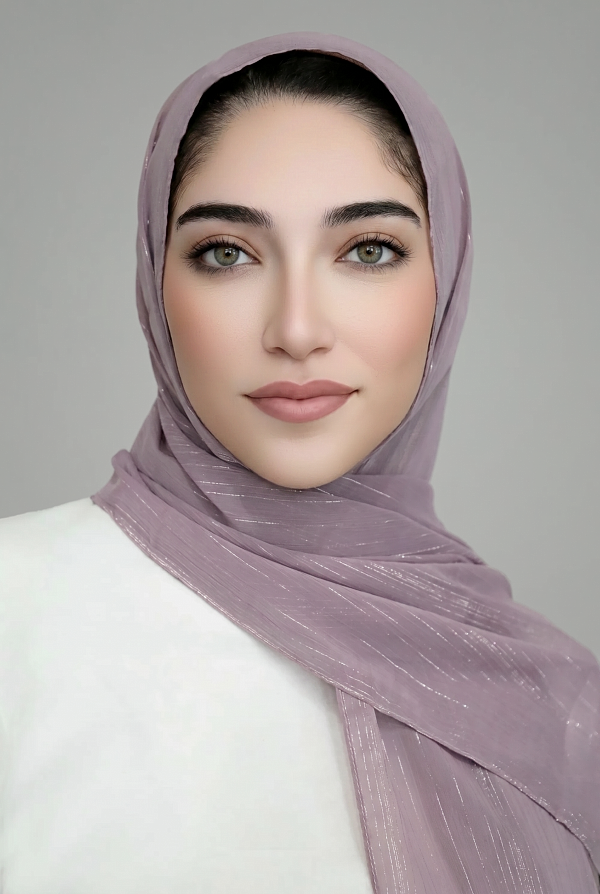 Lurex Shimmer Chiffon Hijab-Mauve