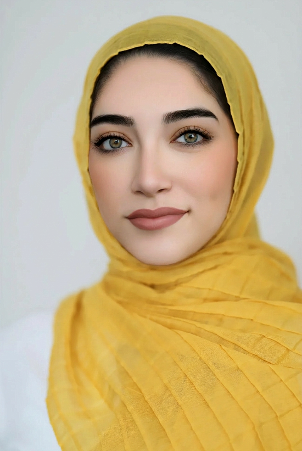 All Boxed Up Light Hijab-Mustard