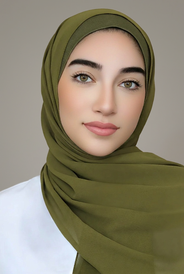 Matching Hijab Set-Olive