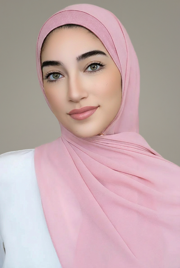 Matching Hijab Set-Rose