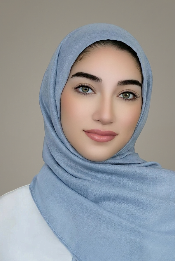 Luxury Light Hijab-Faded Denim