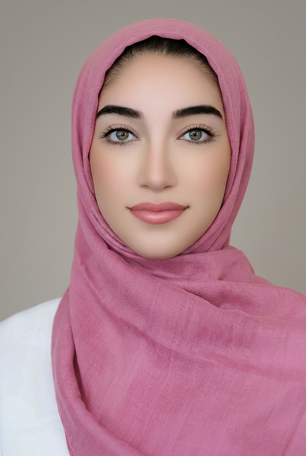 Luxury Light Hijab-Rose