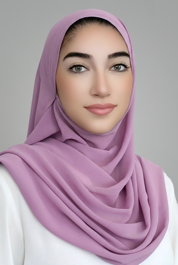 Basic Chiffon Hijab-Lilac