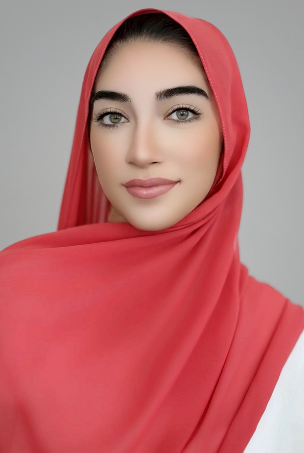 Basic Chiffon Hijab-Electric Orange